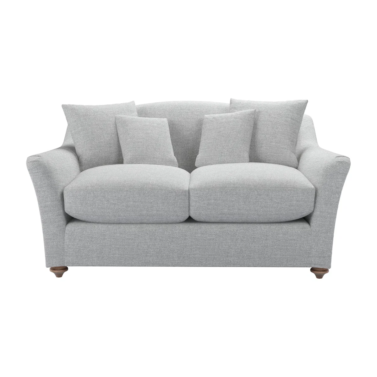 Rupert 2 Seat Sofa in Frost Highland Tweed - sofa.com – image 1