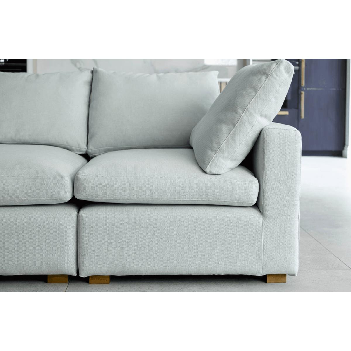 Long Island Slim 2 Seat Sofa in Port Royal Aquaclean Clever Chenille – image 2