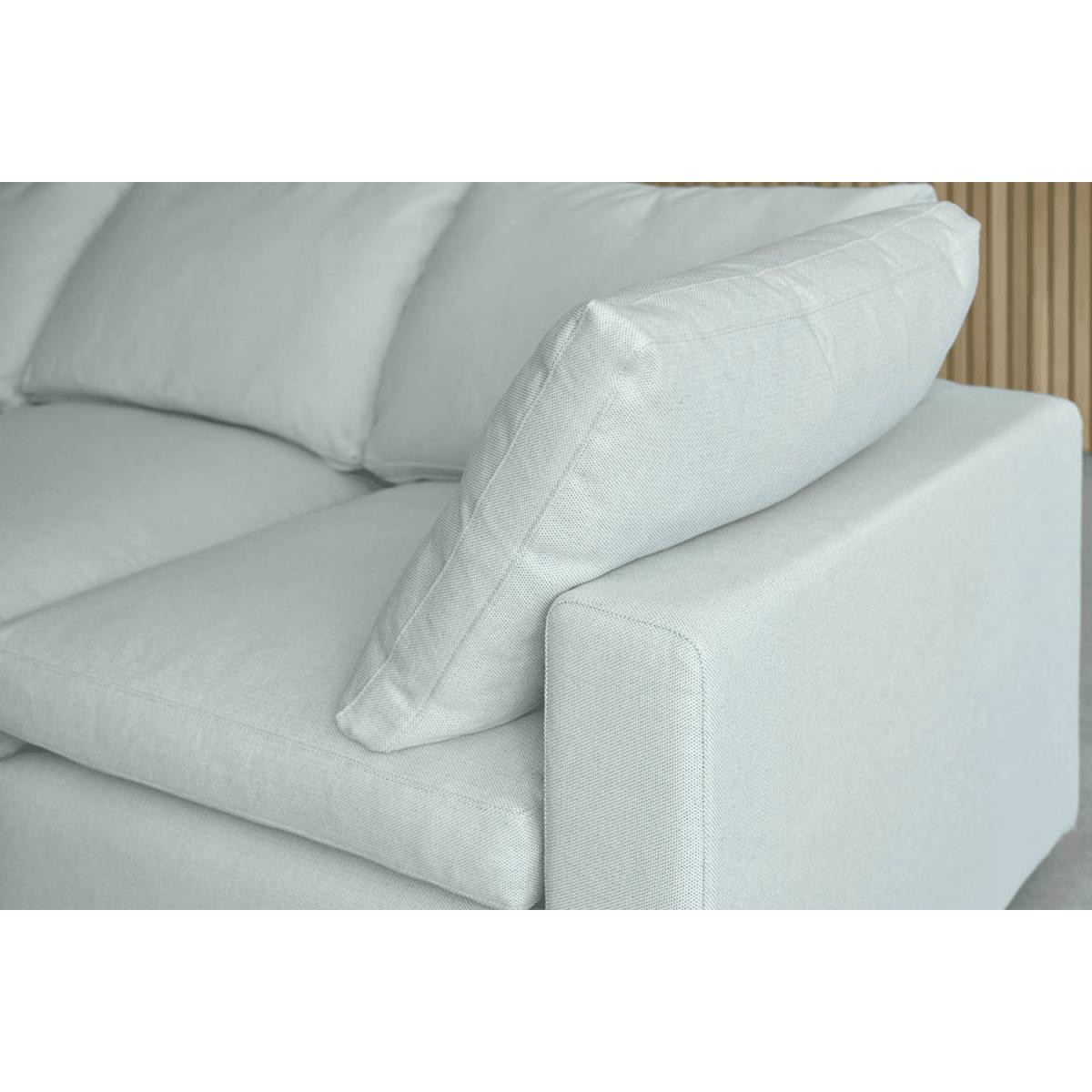 Long Island Slim 2 Seat Sofa in Port Royal Aquaclean Clever Chenille – image 3