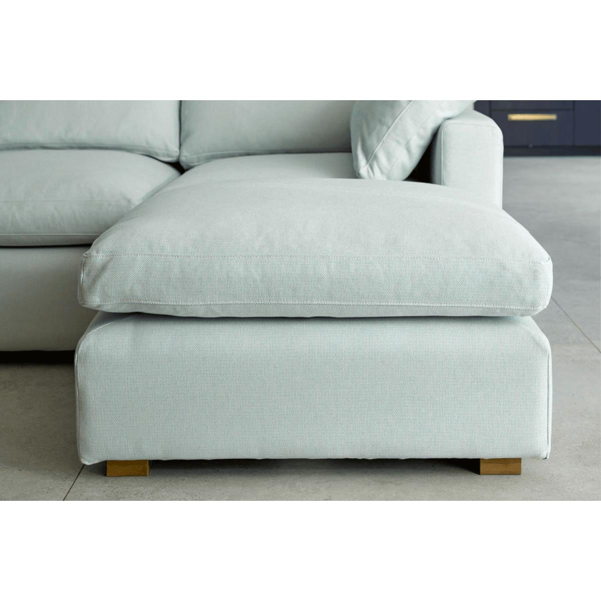 Long Island Slim 2 Seat Sofa in Port Royal Aquaclean Clever Chenille – image 4