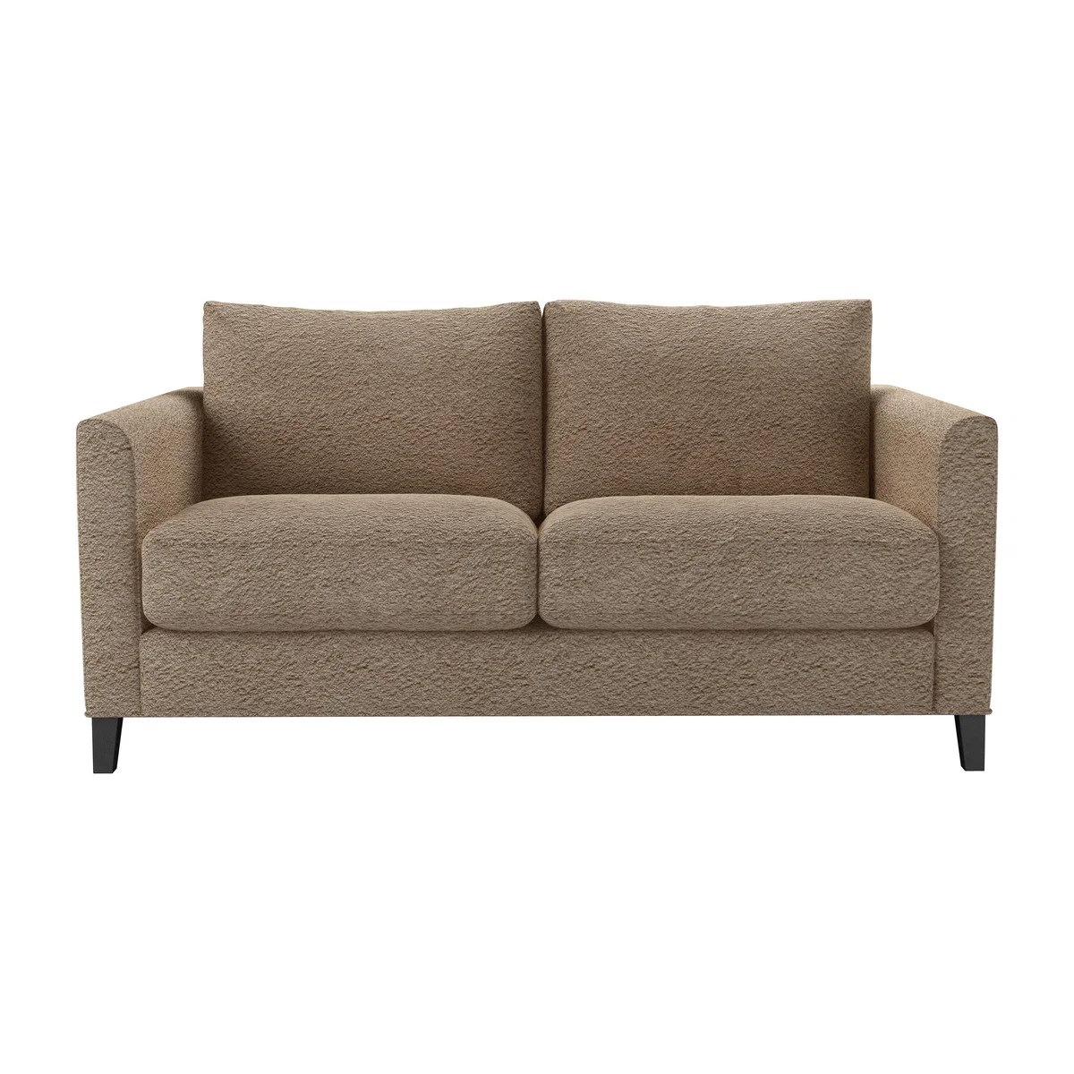 Izzy 2 Seat Sofa (breaks down) in Champagne Luxe Boucle - sofa.com – image 1