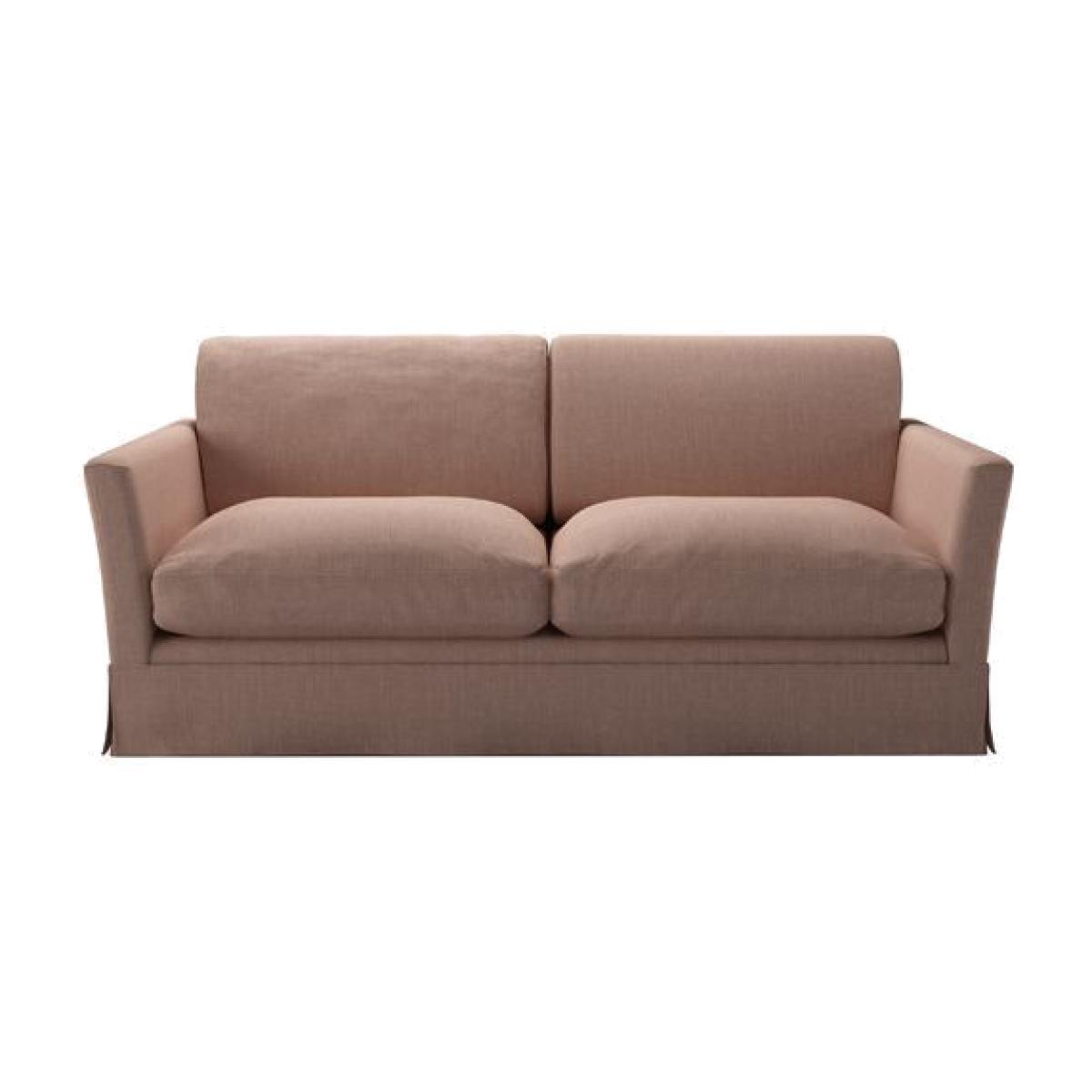 Otto 2.5 Seat Sofa Bed in Blush Pure Belgian Linen - sofa.com – image 1