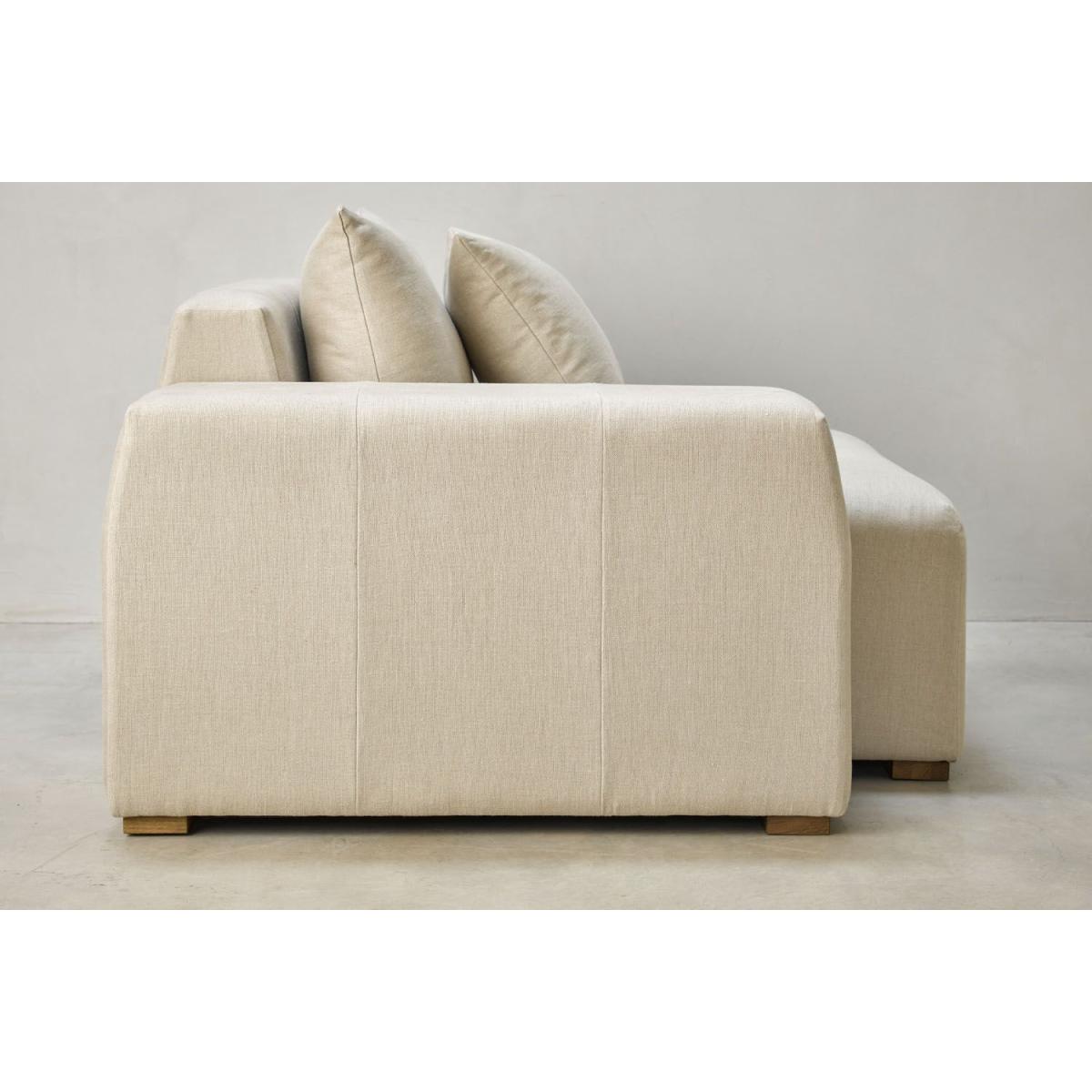 Romy 2 Seat Sofa in Mercury Cashmere Velvet – image 4