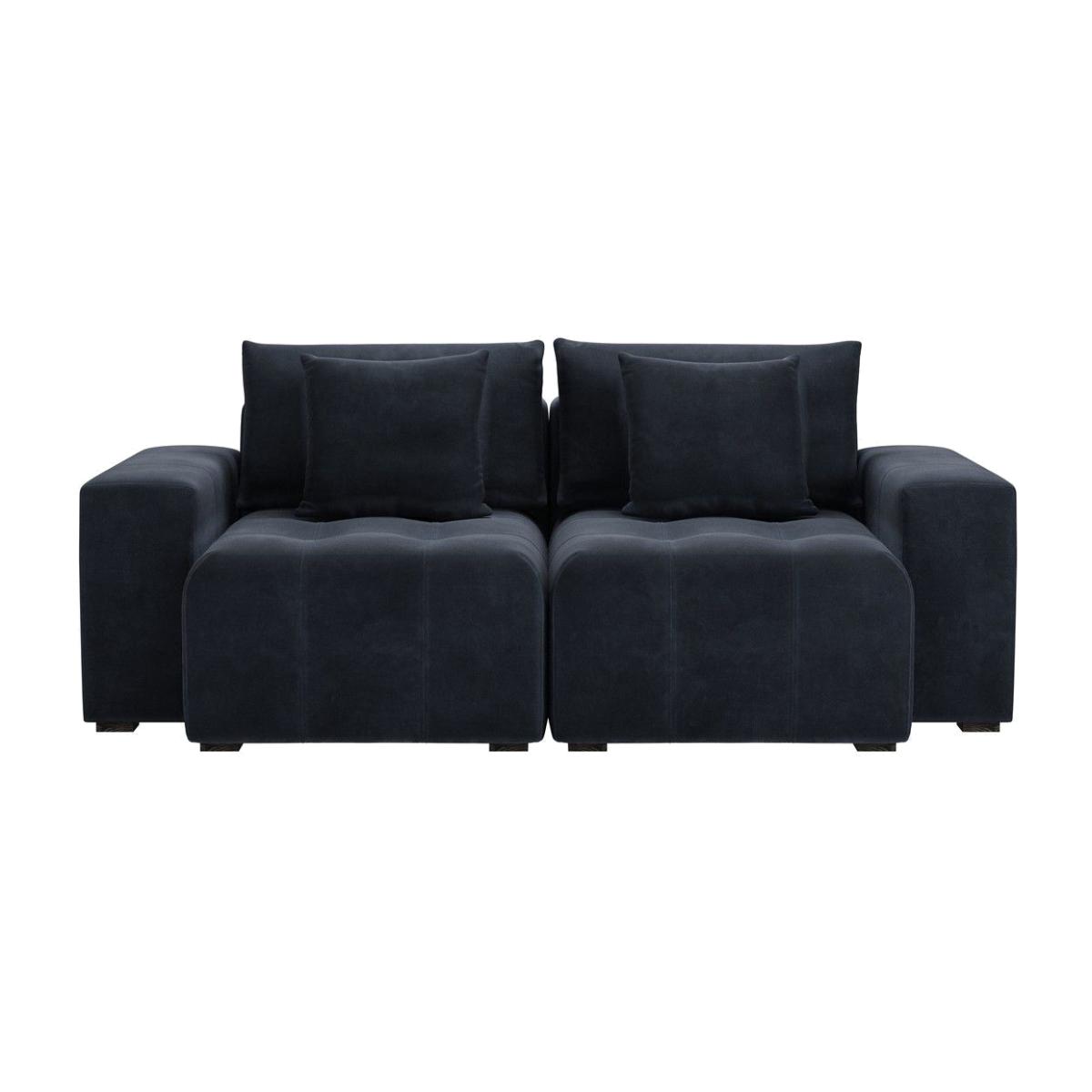 Romy 2 Seat Sofa in Mercury Cashmere Velvet – image 1