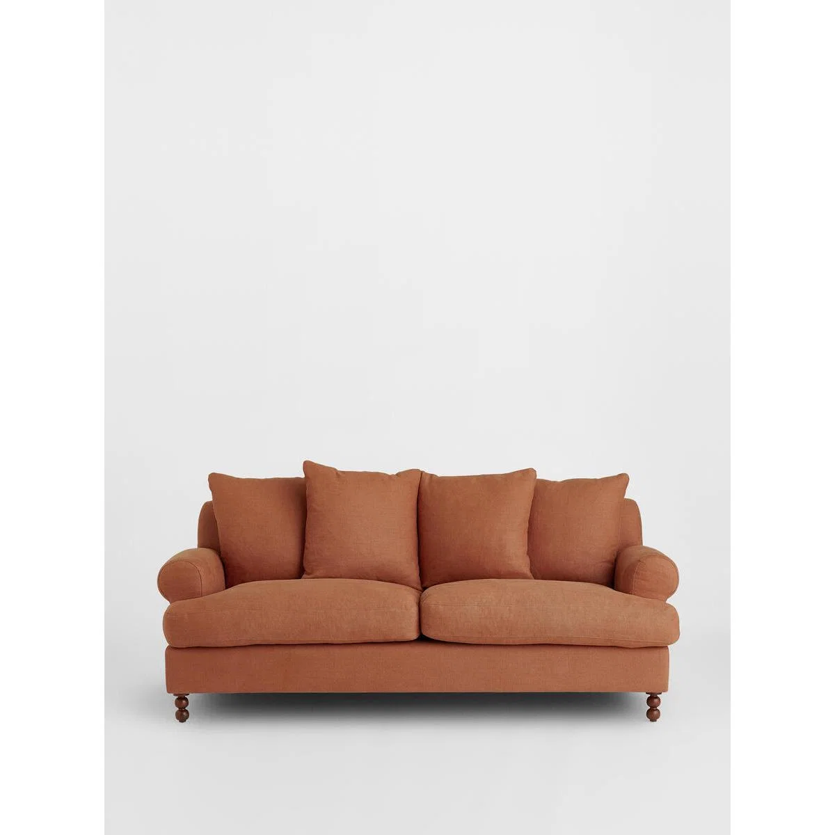 Audrey 2-Seater Sofa, Linen Dahlia – image 1
