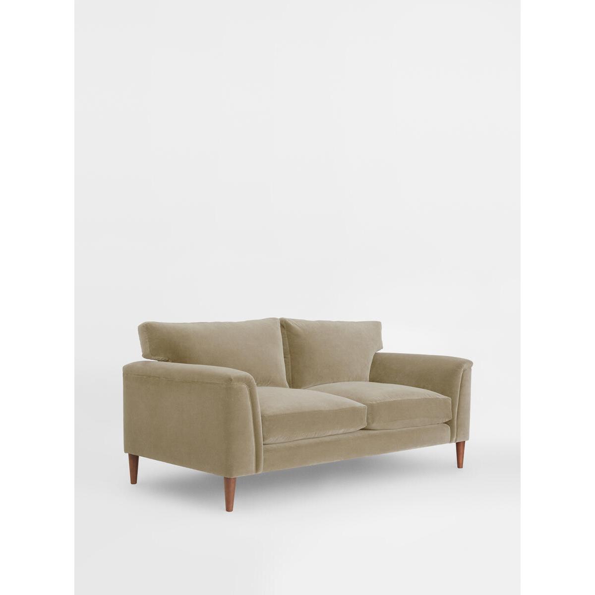 Reya Sofa 2 Seater Velvet, Cream – image 2