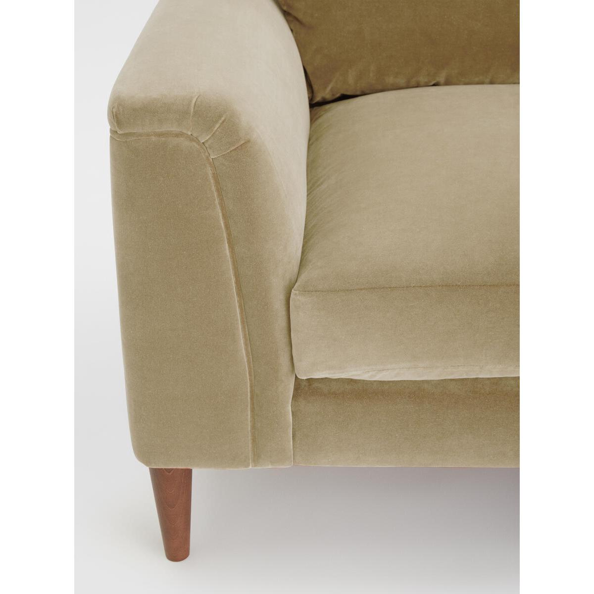 Reya Sofa 2 Seater Velvet, Cream – image 5
