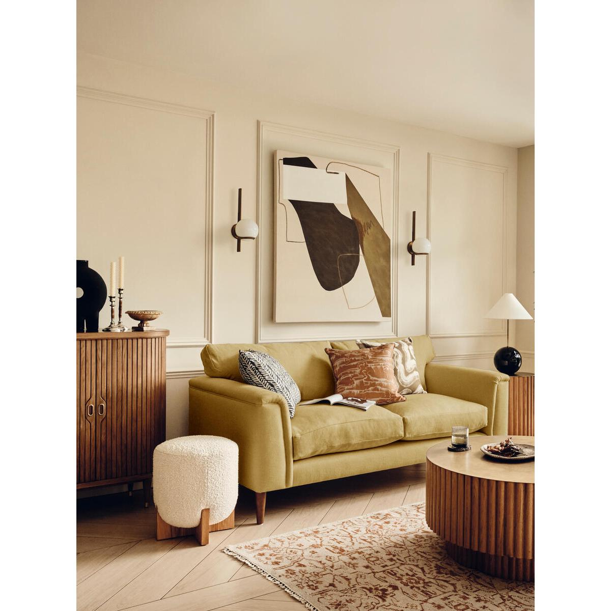 Reya Sofa 2 Seater Linen, Antelope – image 1