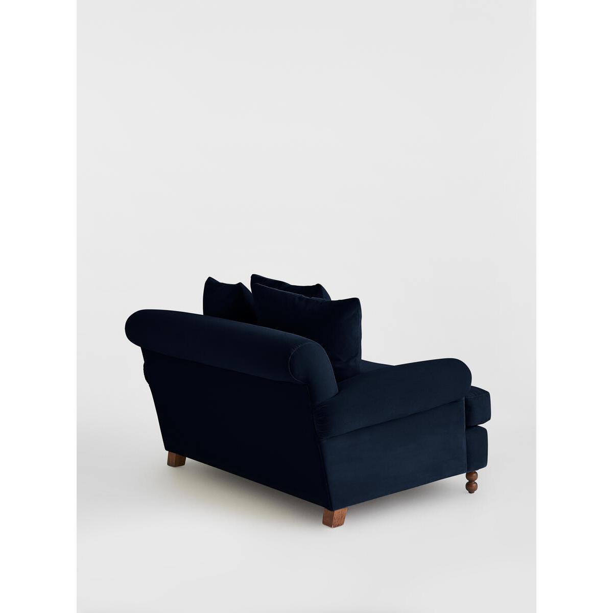 Audrey Loveseat, Velvet Navy – image 4
