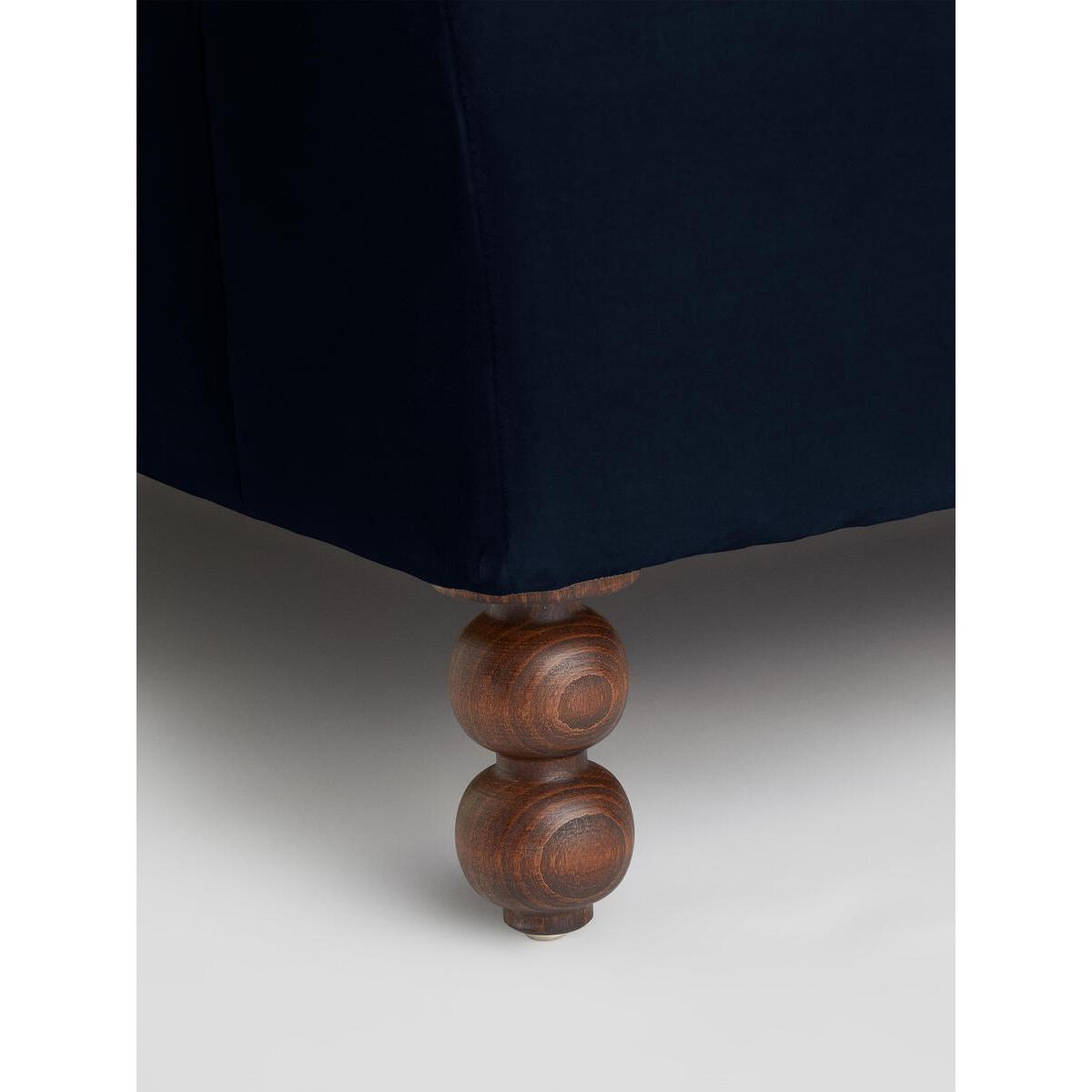 Audrey Loveseat, Velvet Navy – image 5