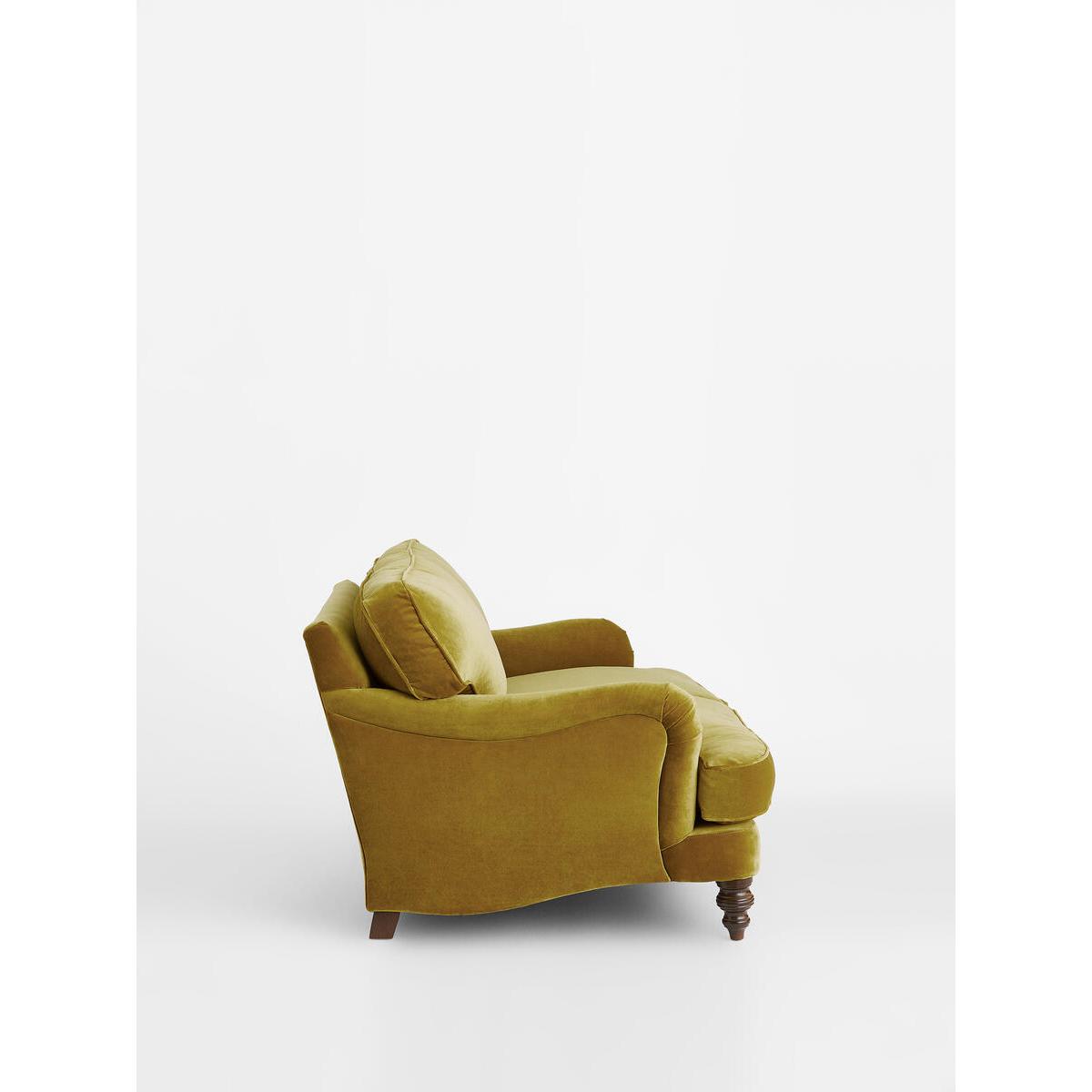 Arundel 2-Seater Sofa, Velvet Ochre – image 3