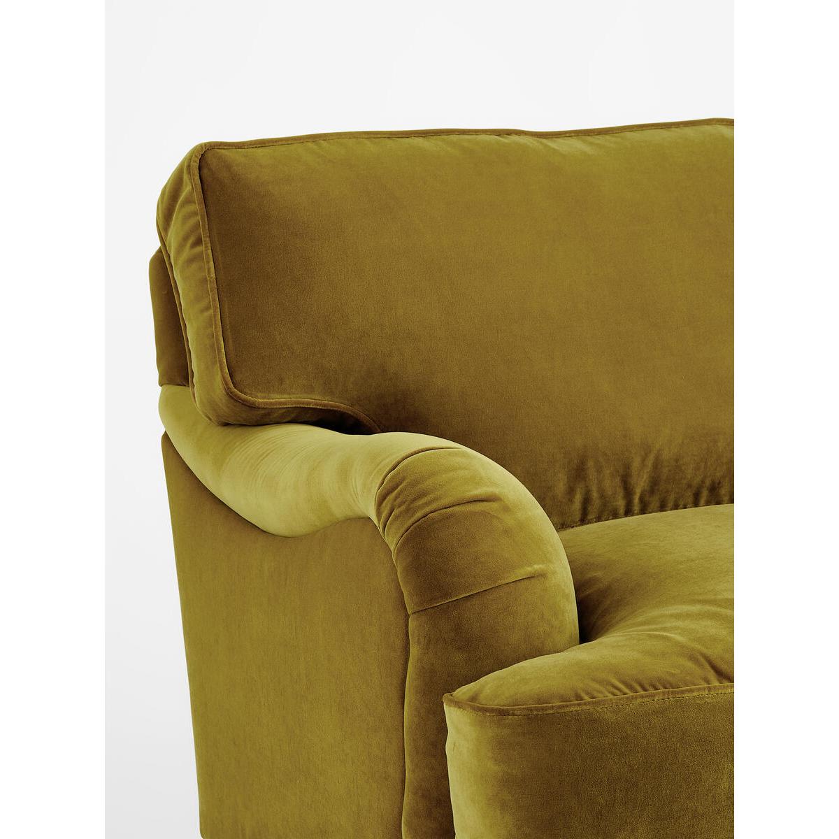 Arundel 2-Seater Sofa, Velvet Ochre – image 5