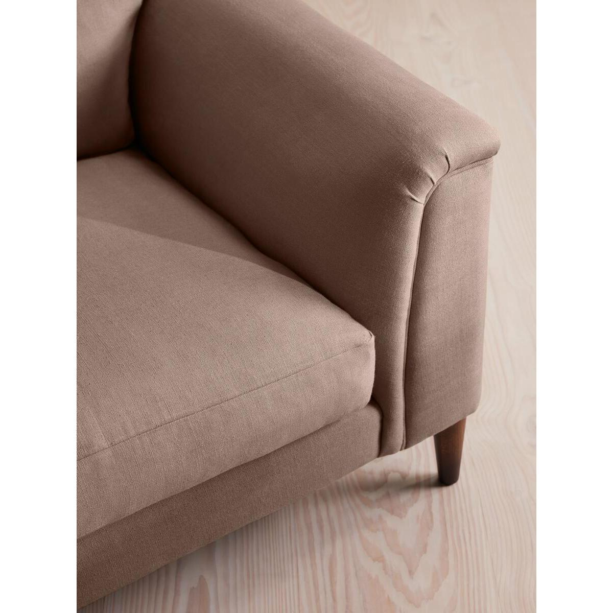 Reya Two Seater Sofa, Linen, Mushroom – image 6
