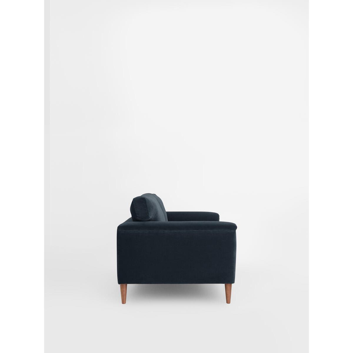 Reya Sofa, 2 Seater Velvet Slate – image 3