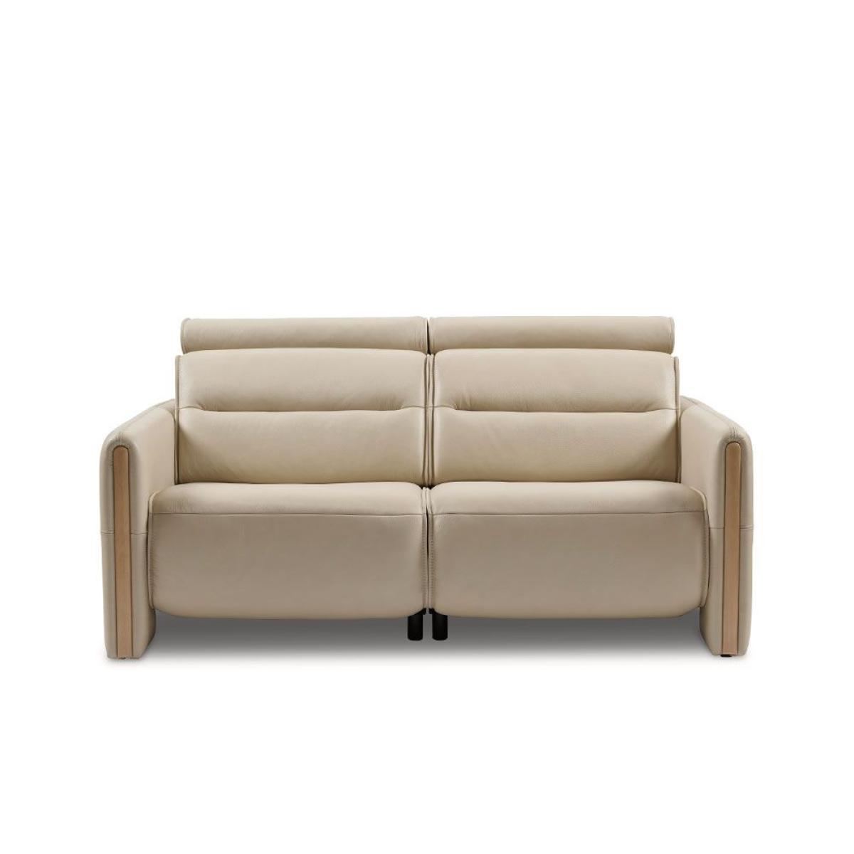 Stressless Emily 2 Seater Sofa - Wood Arms Emily 2 Seat Sofa Wood Arm - Pioneer Leather – image 2