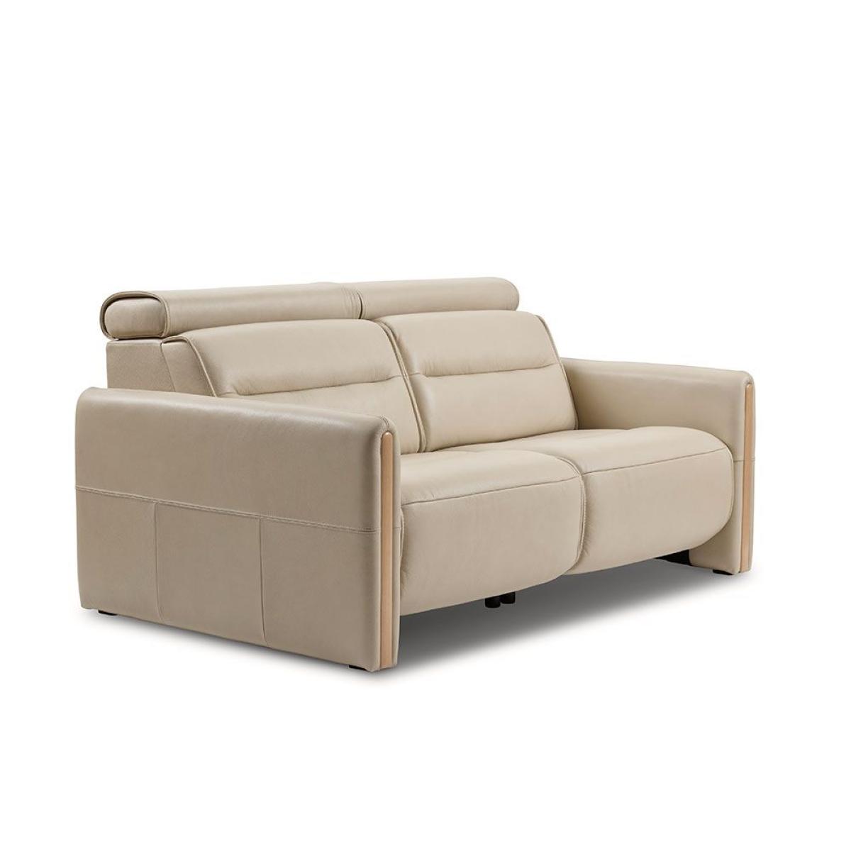 Stressless Emily 2 Seater Sofa - Wood Arms Emily 2 Seat Sofa Wood Arm - Pioneer Leather – image 3