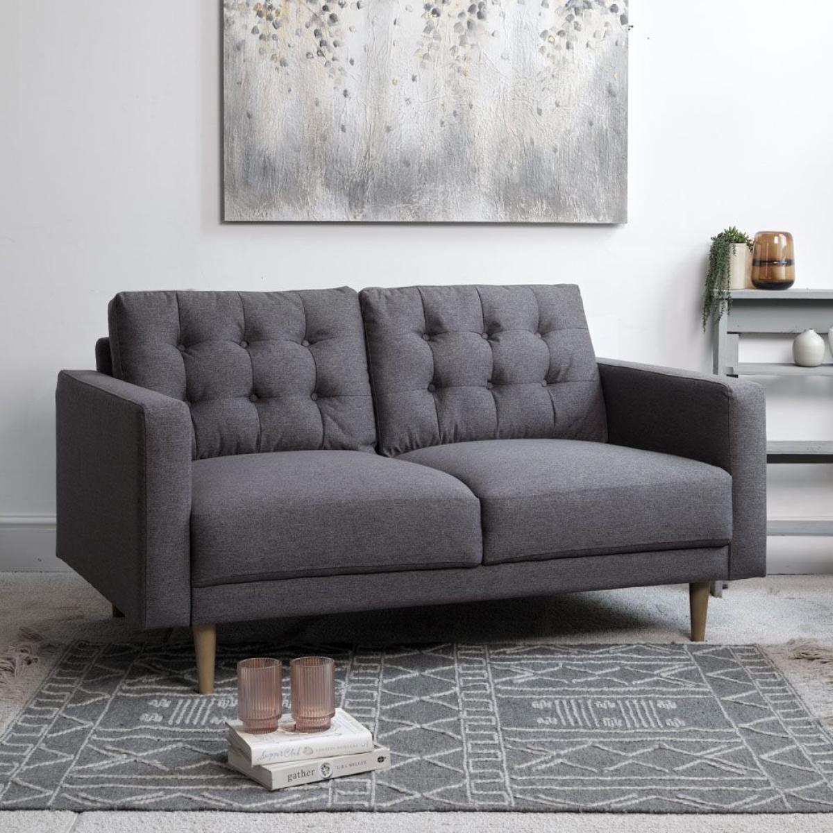 Arnie 2 Seater Sofa - Charcoal – image 3