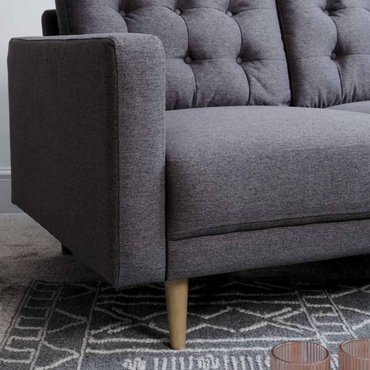 Arnie 2 Seater Sofa - Charcoal – image 4