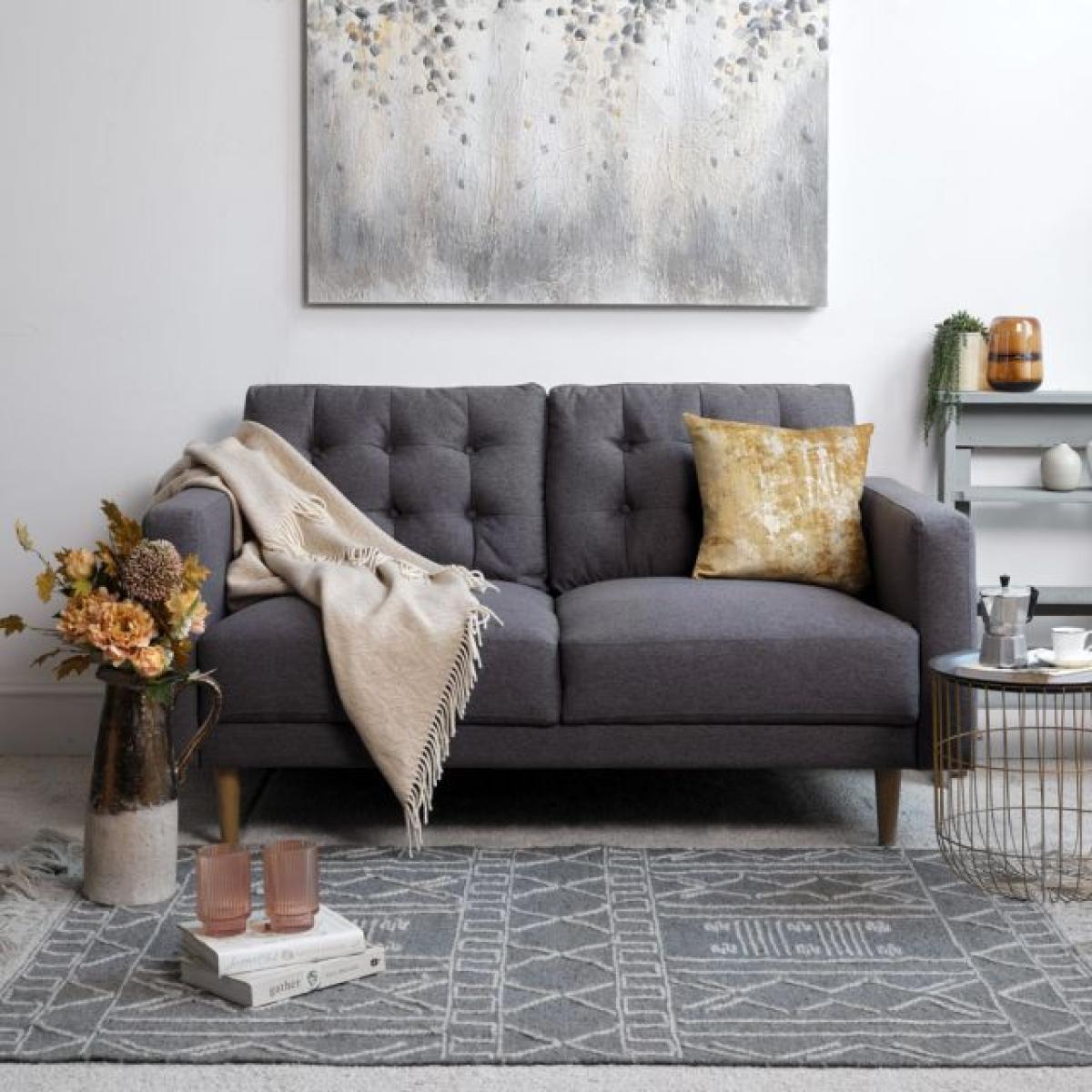Arnie 2 Seater Sofa - Charcoal – image 1