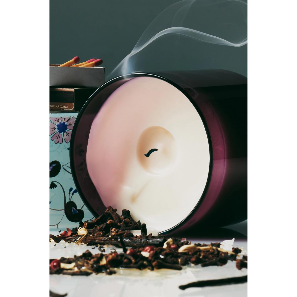 Olivia Spice Vanilla Clove Glass Candle – image 2