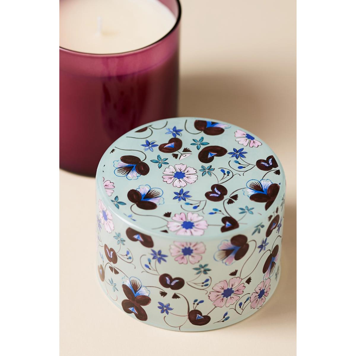 Olivia Spice Vanilla Clove Glass Candle – image 3