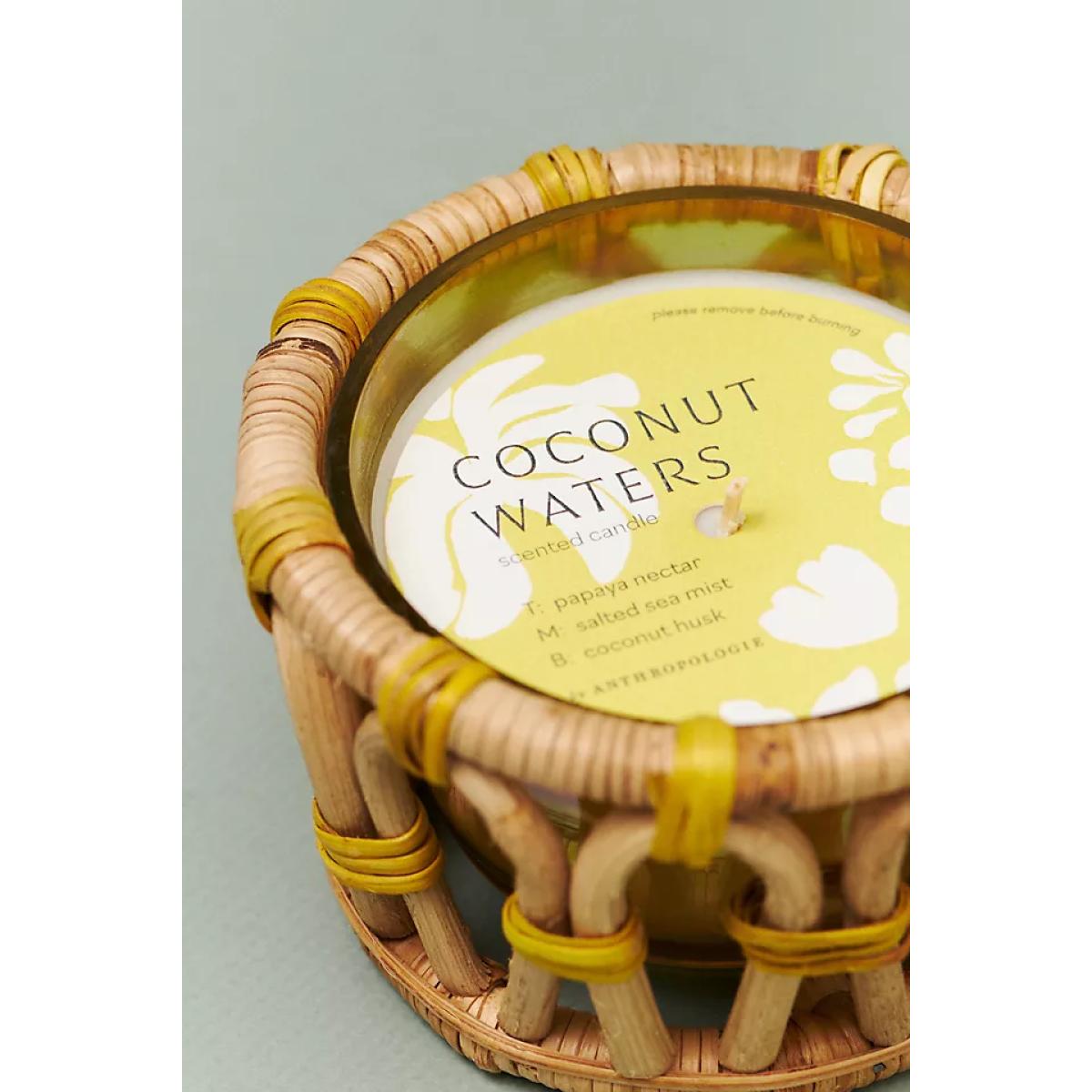 Cabano Fresh Coconut Waters Rattan Candle – image 2