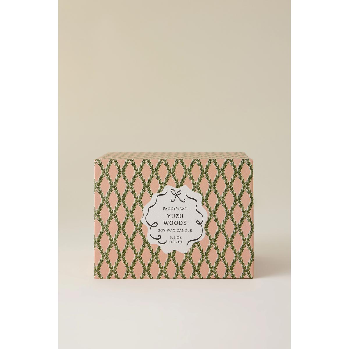 Paddywax Cherie Yuzu Woods Ceramic Candle with Lid – image 2