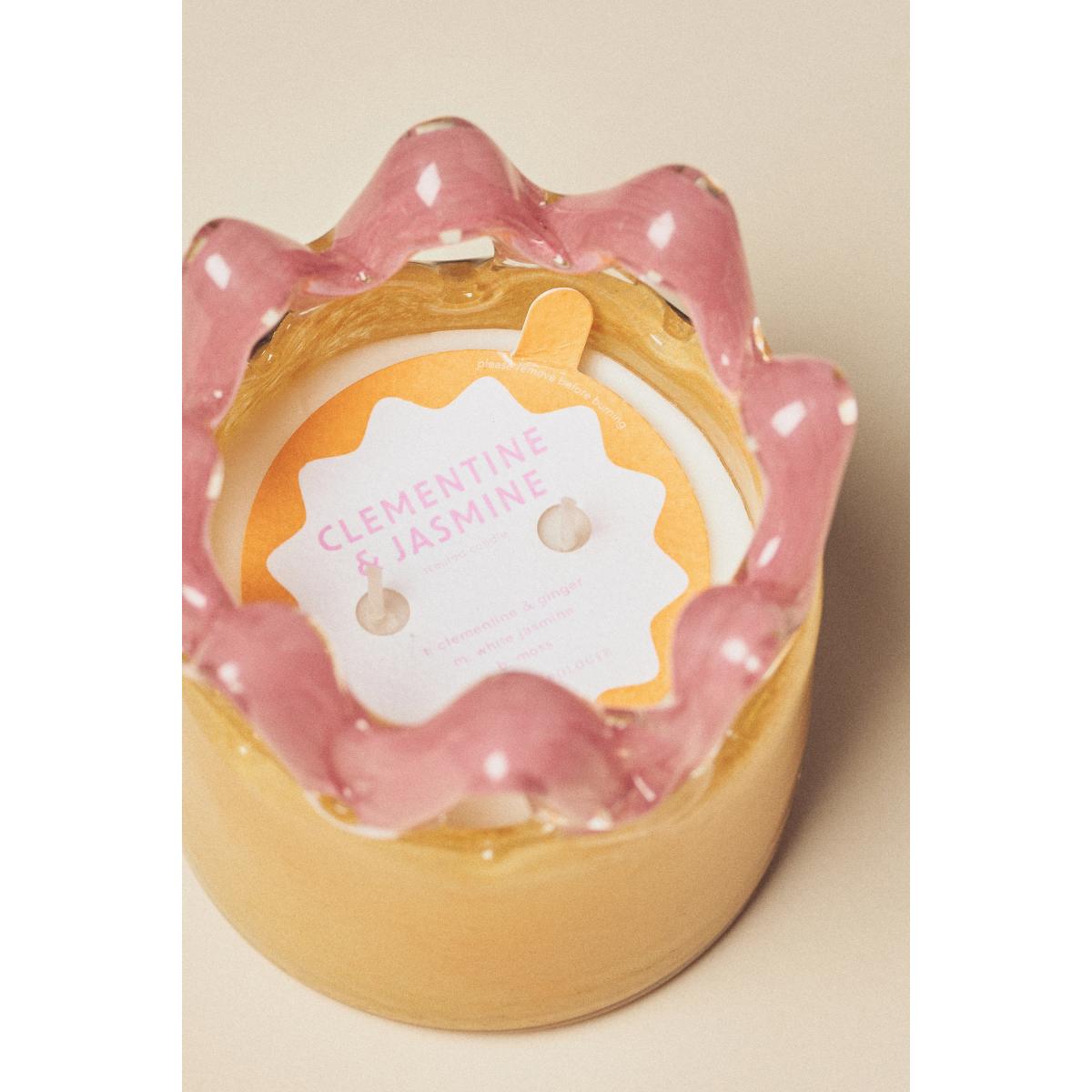 Nora Fruity Clementine & Jasmine Glass Candle – image 3