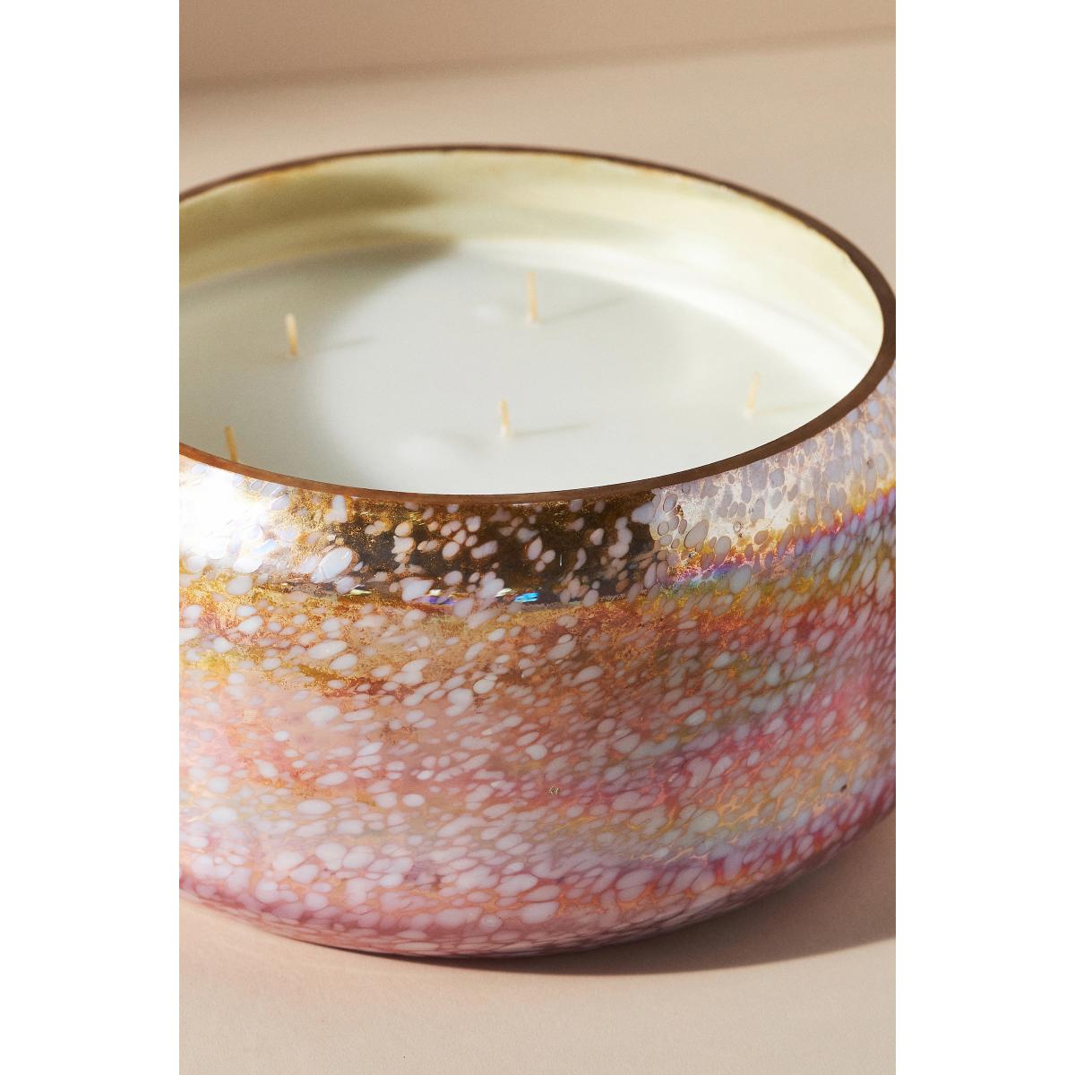By Anthropologie Floral Night Gardenia Mini Glass Jar Candle – image 8