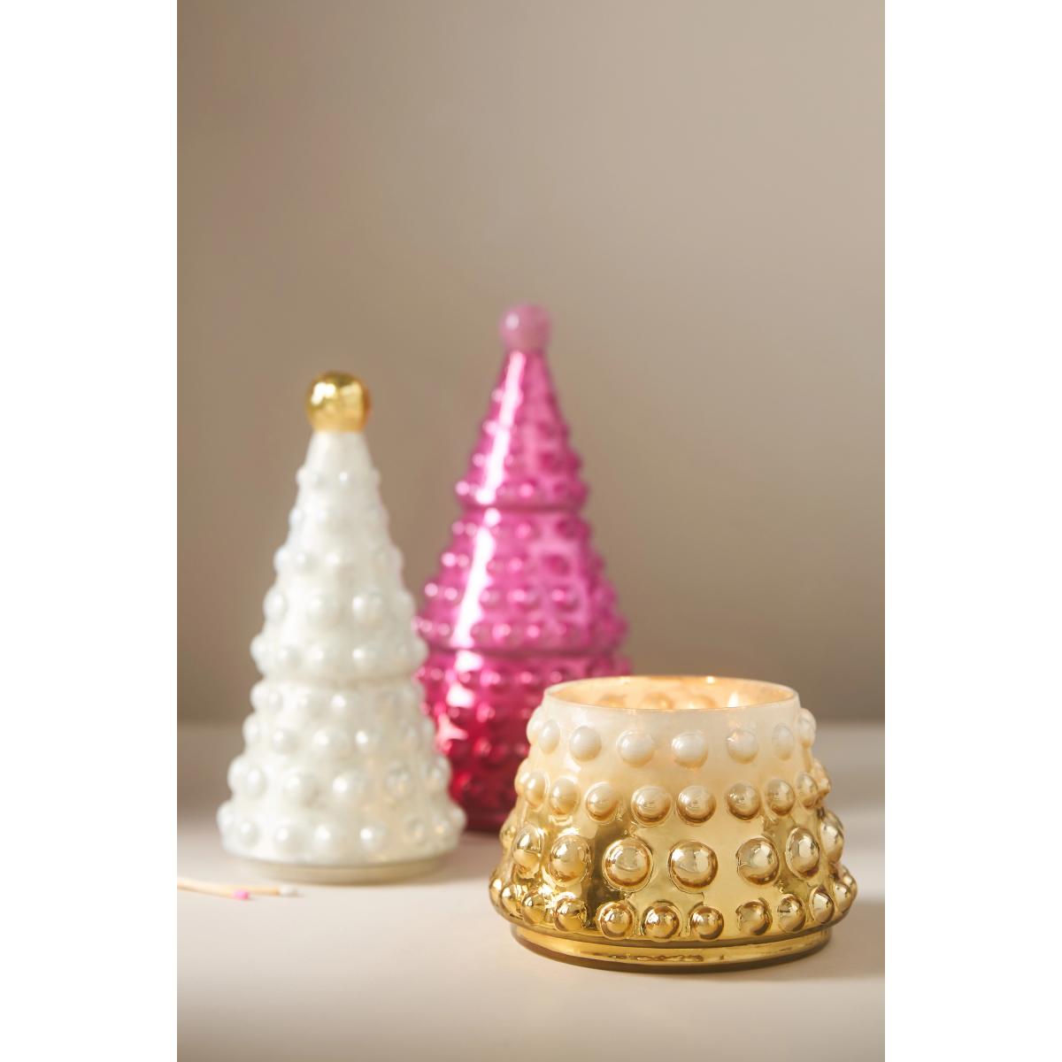 Hallorm Bubble Tree Fruity Plum & Fir Balsam Glass Candle – image 3