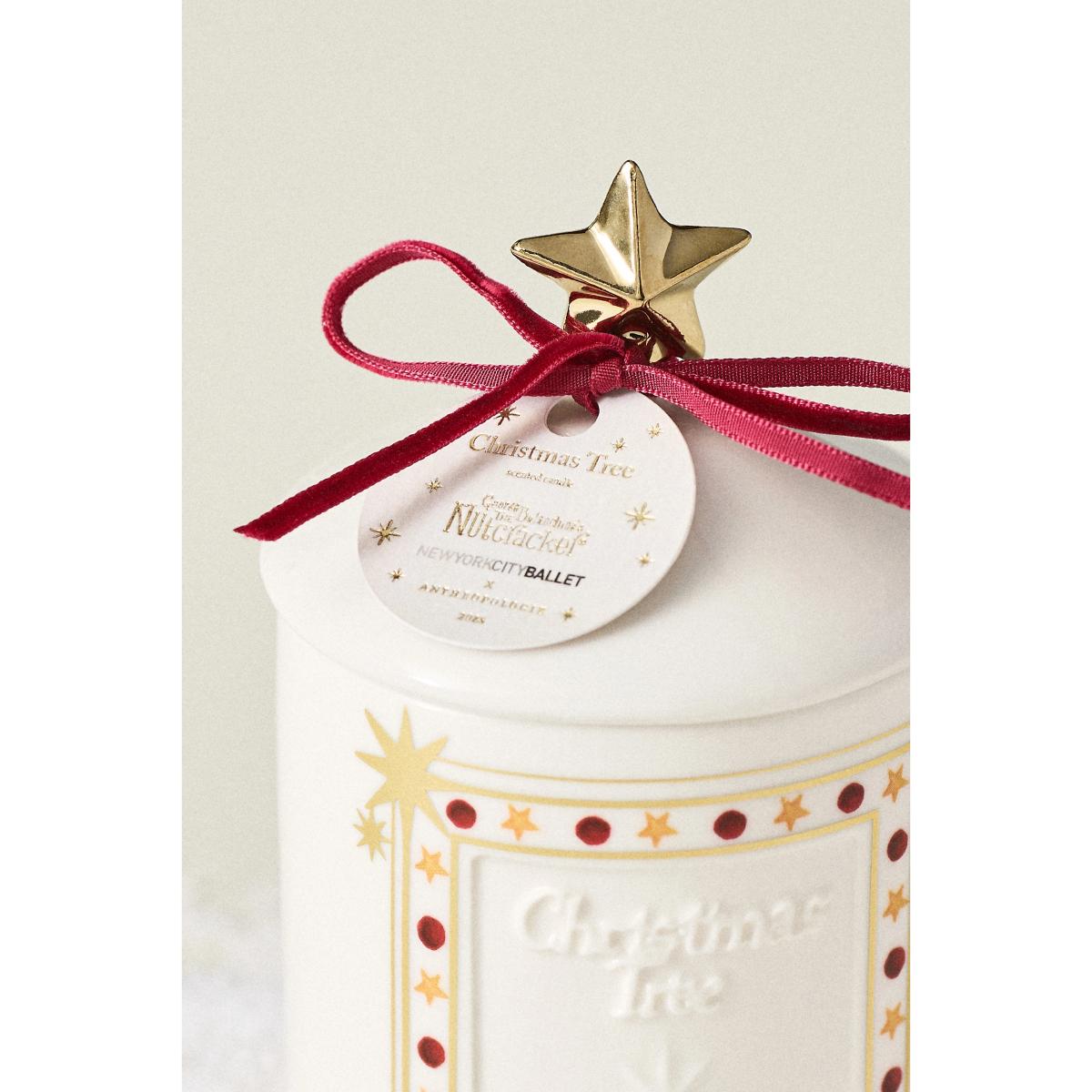 New York City Ballet Christmas Tree Woody Fresh Balsam & Cedarwood Ceramic Candle – image 3