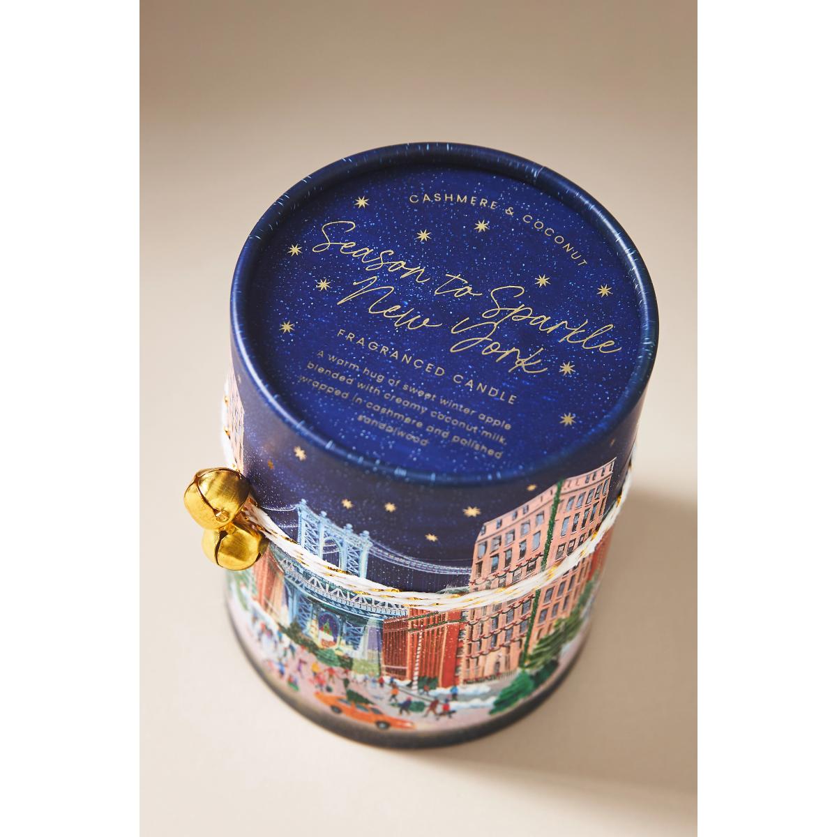 New York City Gourmand Cashmere & Coconut City Boxed Candle – image 3