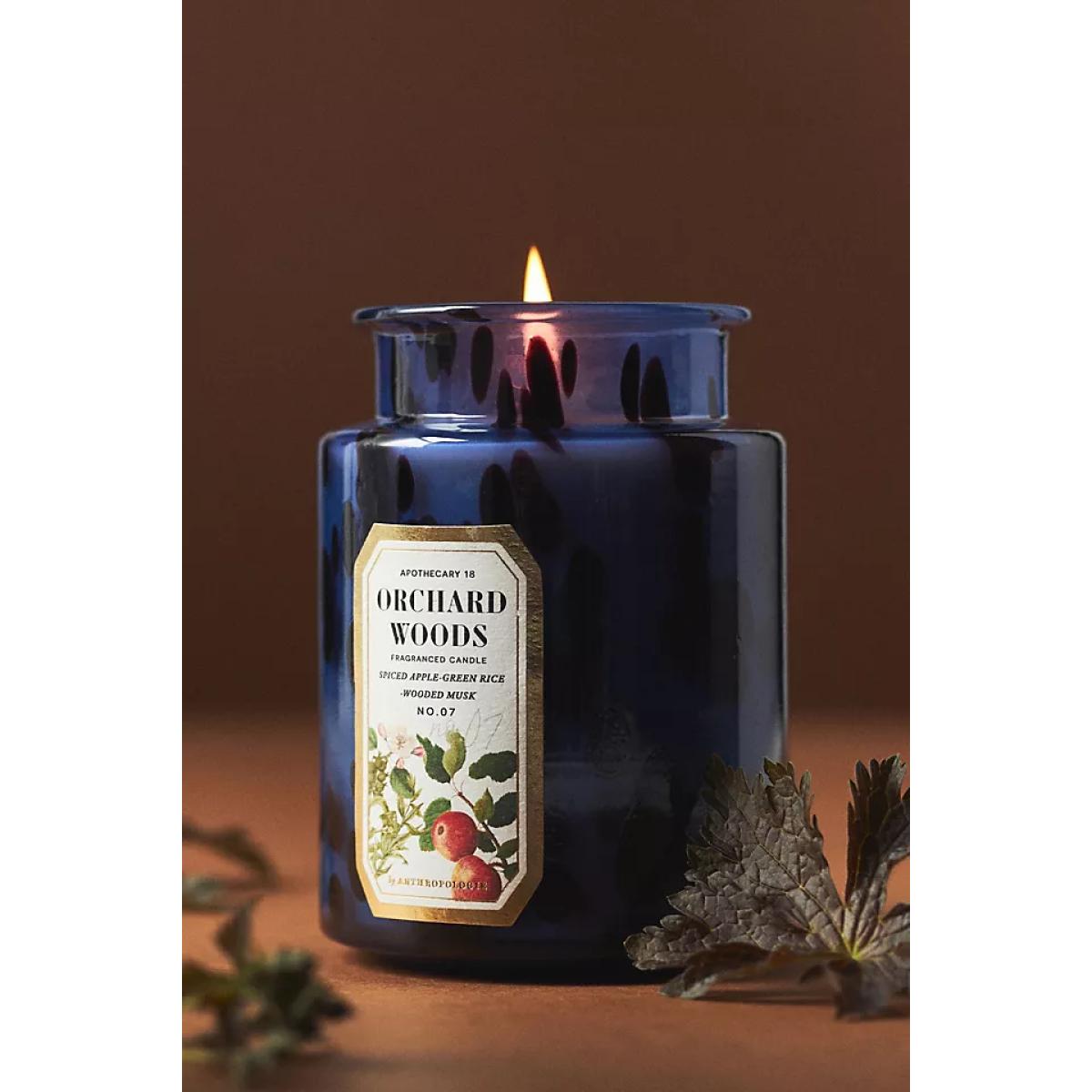 Apothecary 18 Spice Orchard Woods Glass Jar Candle – image 2
