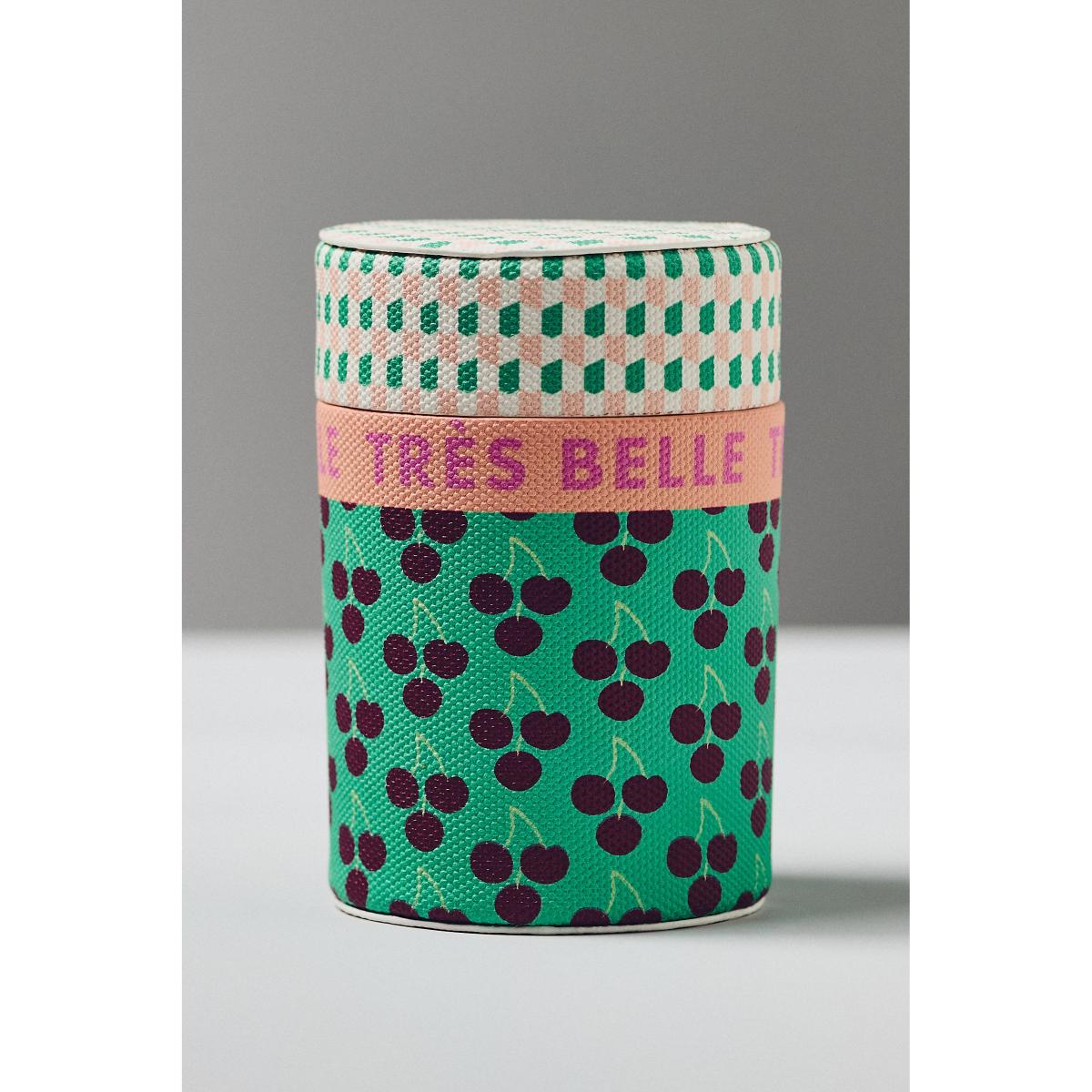 Emi Fruity Black Cherry & Tonka Glass Candle – image 2