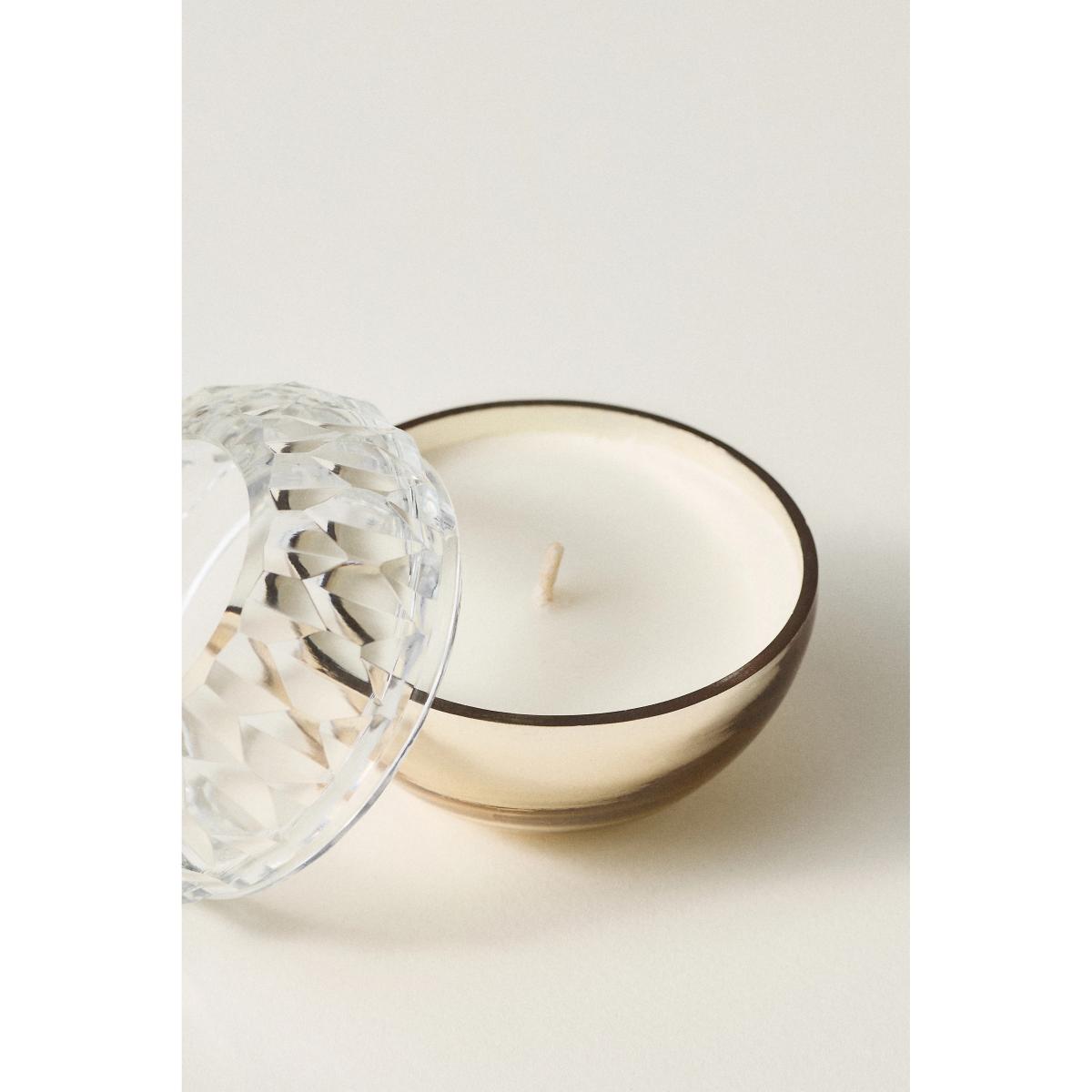 Glass Ornament Woody Crisp Cedar Glass Candle – image 3