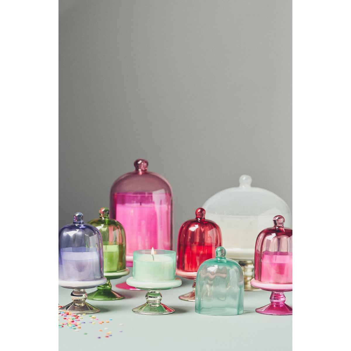 Mini Cake Stand Cashmere & Coconut Glass Candle – image 2