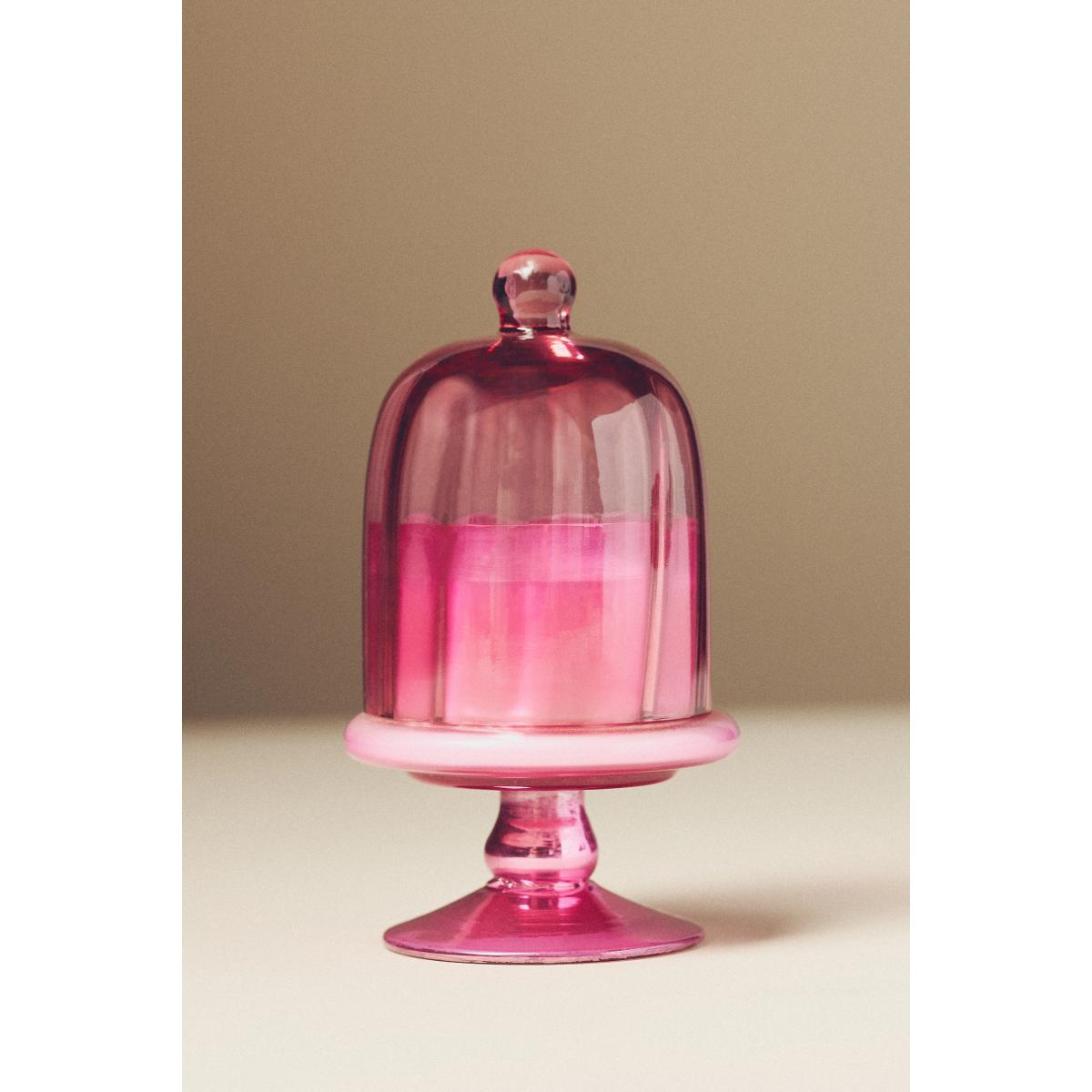 Mini Cake Stand Cashmere & Coconut Glass Candle – image 3