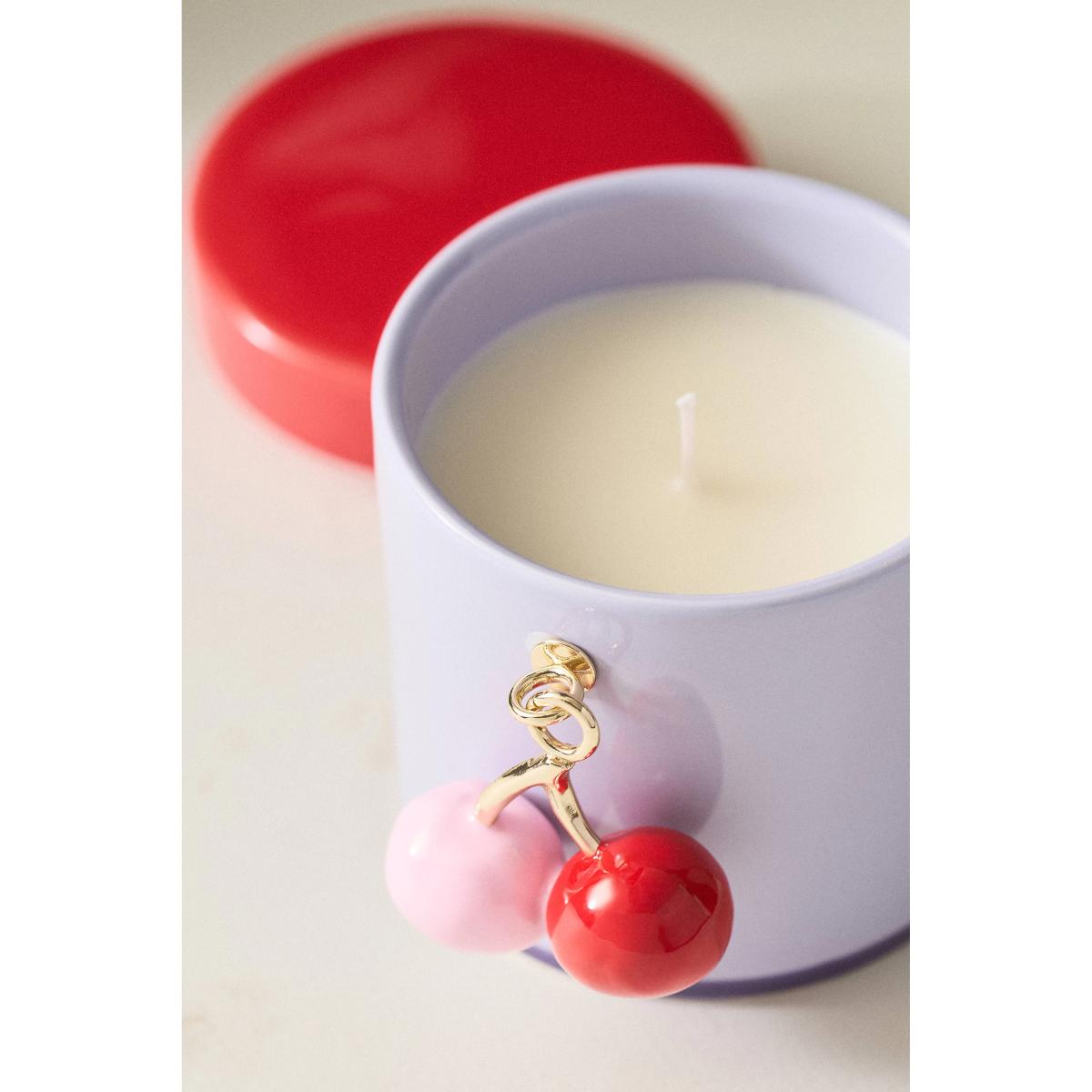 Cherry Charm Fruity Black Cherry & Tonka Ceramic Candle – image 2