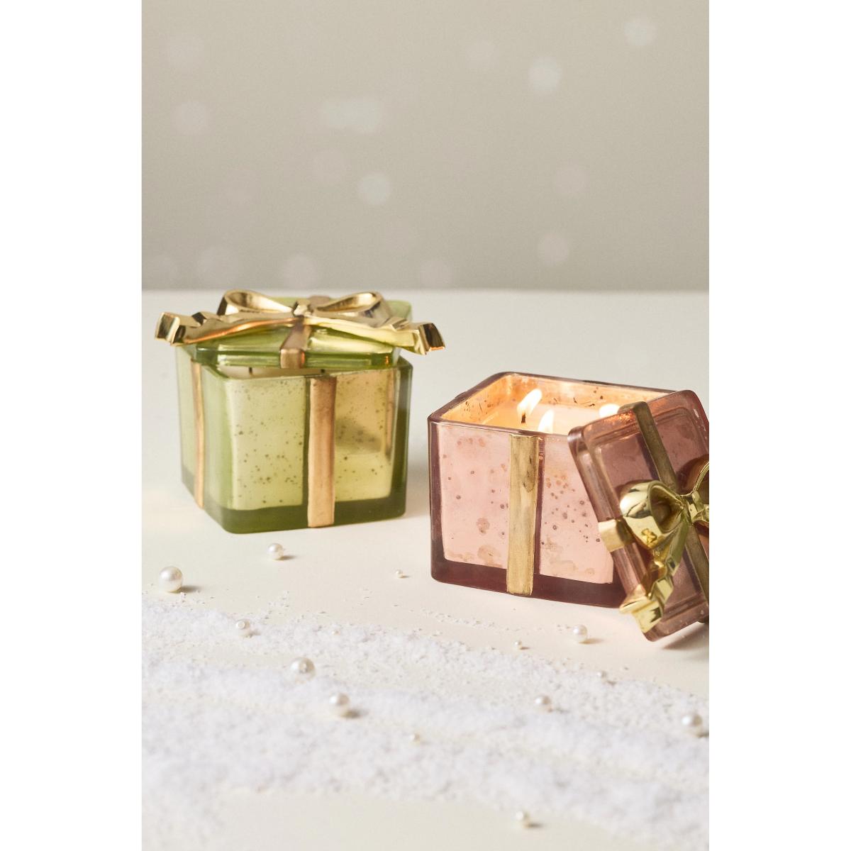 Woody Juniper & Cedar Glass Boxed Candle – image 2