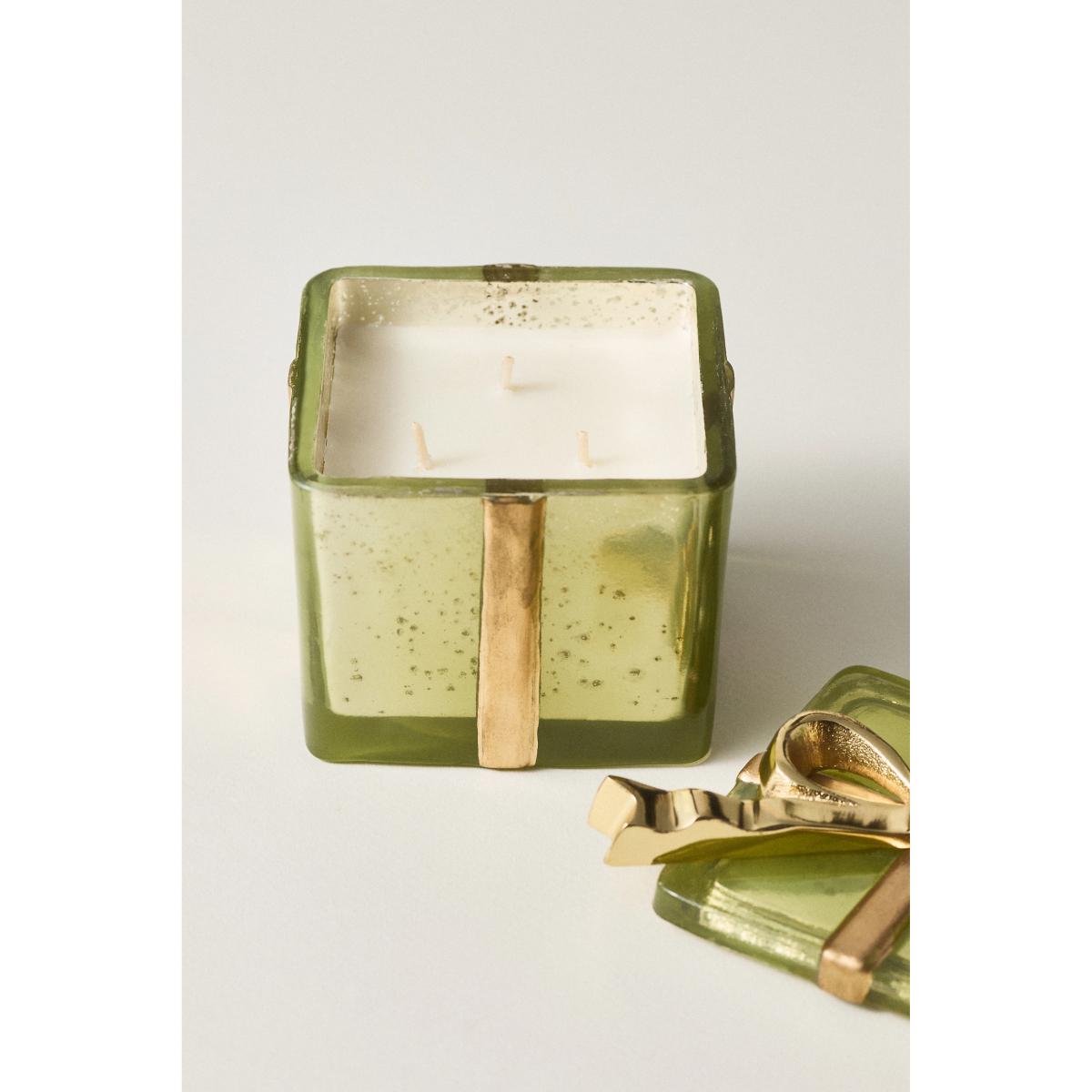 Woody Juniper & Cedar Glass Boxed Candle – image 3