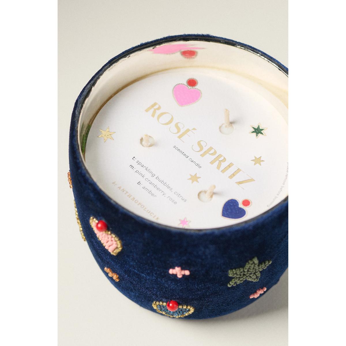 Velvet Icon Fruity Rosé Spritz Glass Candle – image 3