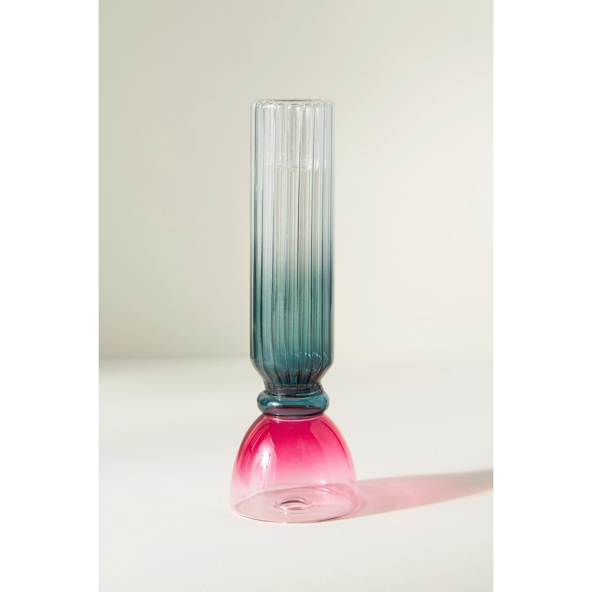 Calle Glass Taper Candle Holder – image 3