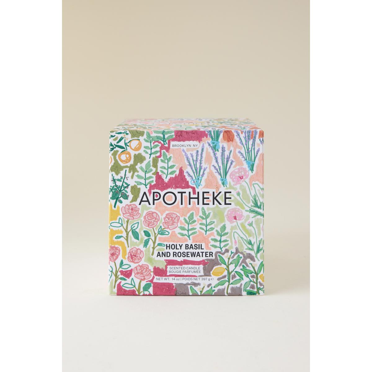 Apotheke Holy Basil & Rosewater Ceramic Candle – image 2