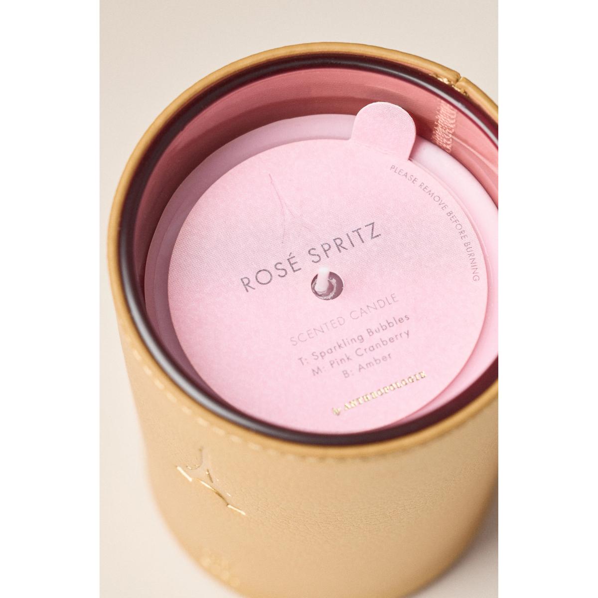 Paris Icon Embossed Fruity Rosé Spritz Glass Candle – image 2