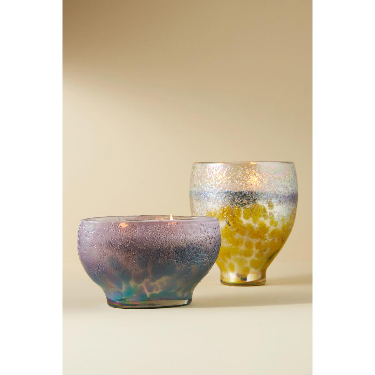 Asha Fresh Vetiver & Sandalwood Glass Candle – image 2