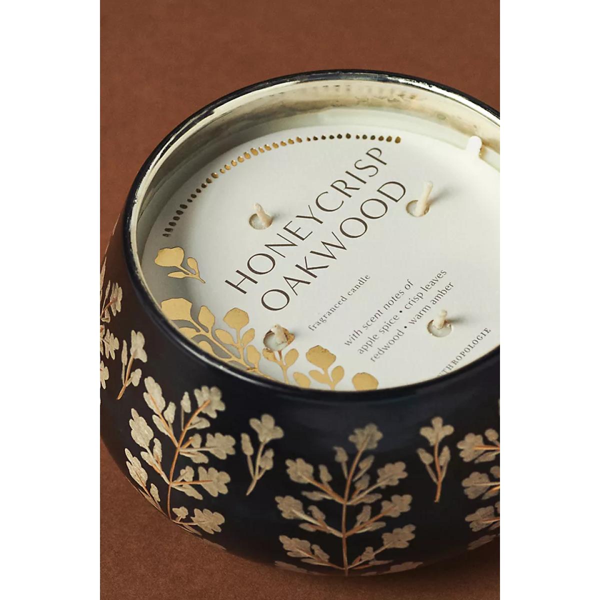 Stella Etched Fruity Honeycrisp Oakwood Glass Candle – image 2