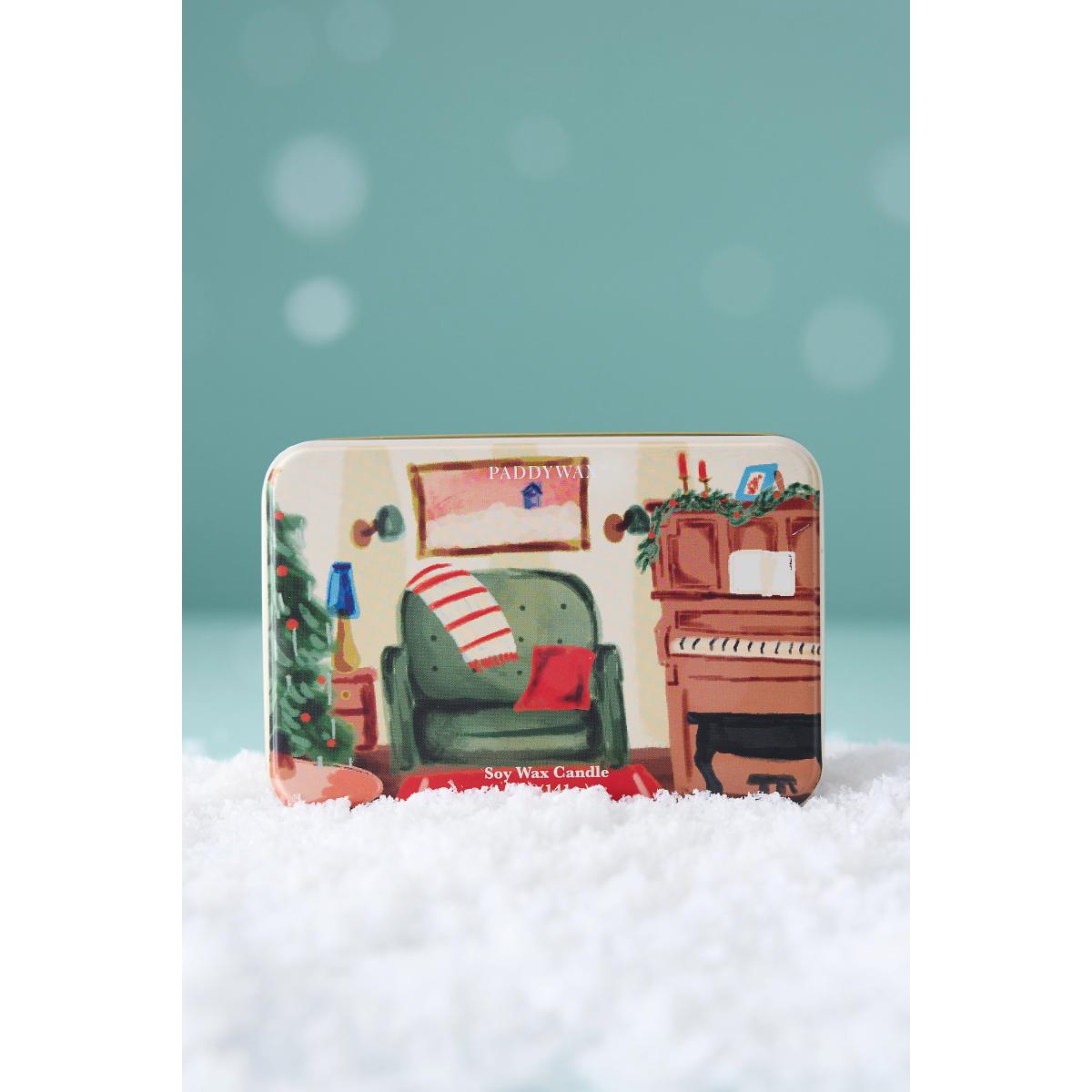 Paddywax Pomegranate Spruce Tin Candle – image 2