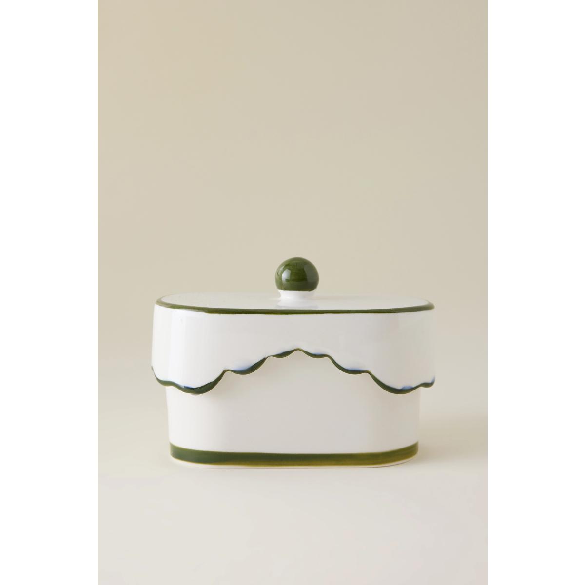 Paddywax Cherie Smoked Pistachio Ceramic Candle with Lid – image 3