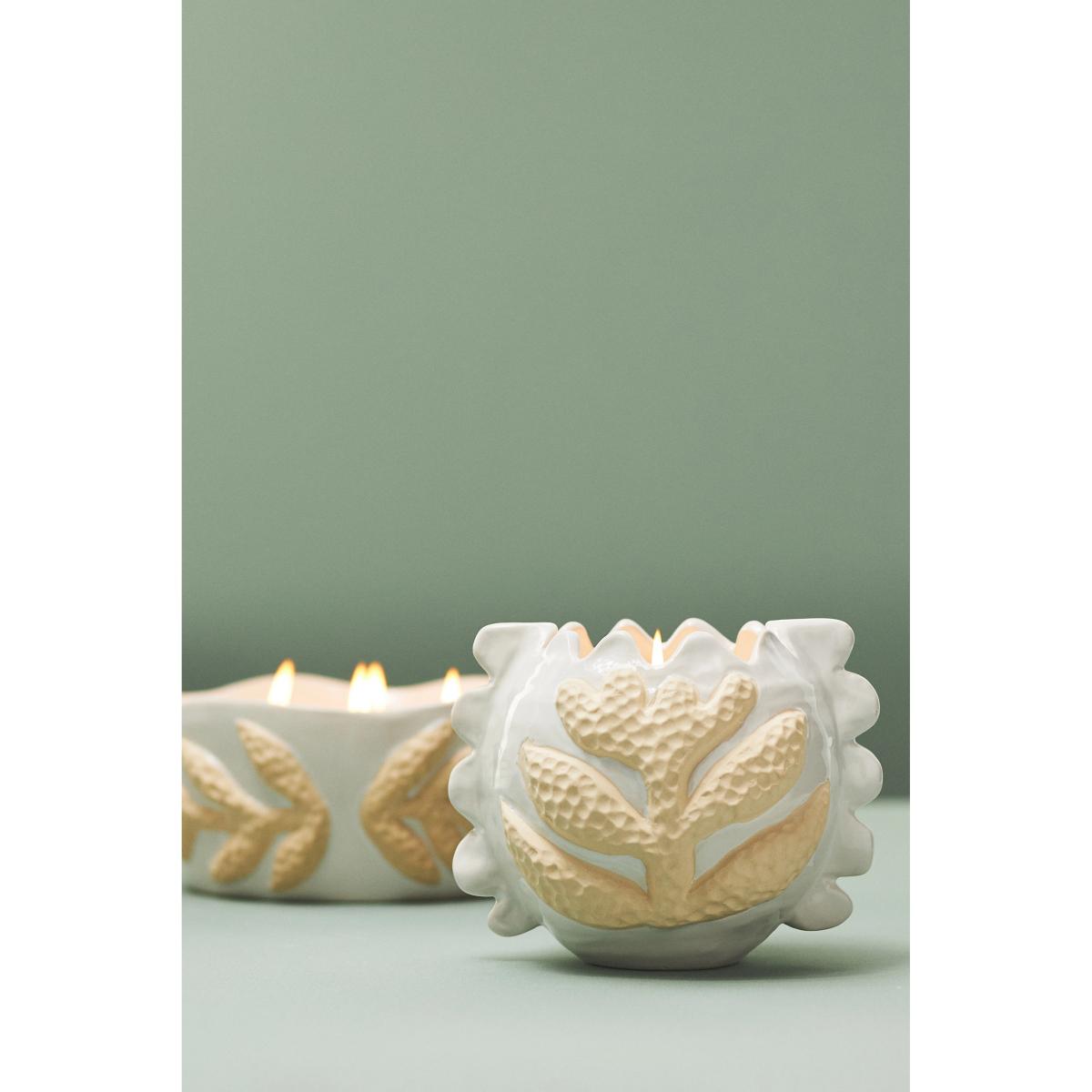Reese Emry Design Anabella Mae Fresh Vetiver & Sandalwood Ceramic Candle – image 2