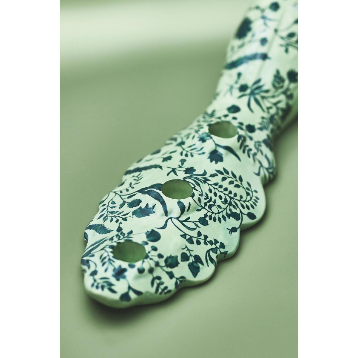 Peacock Ceramic Candle Holder – image 2